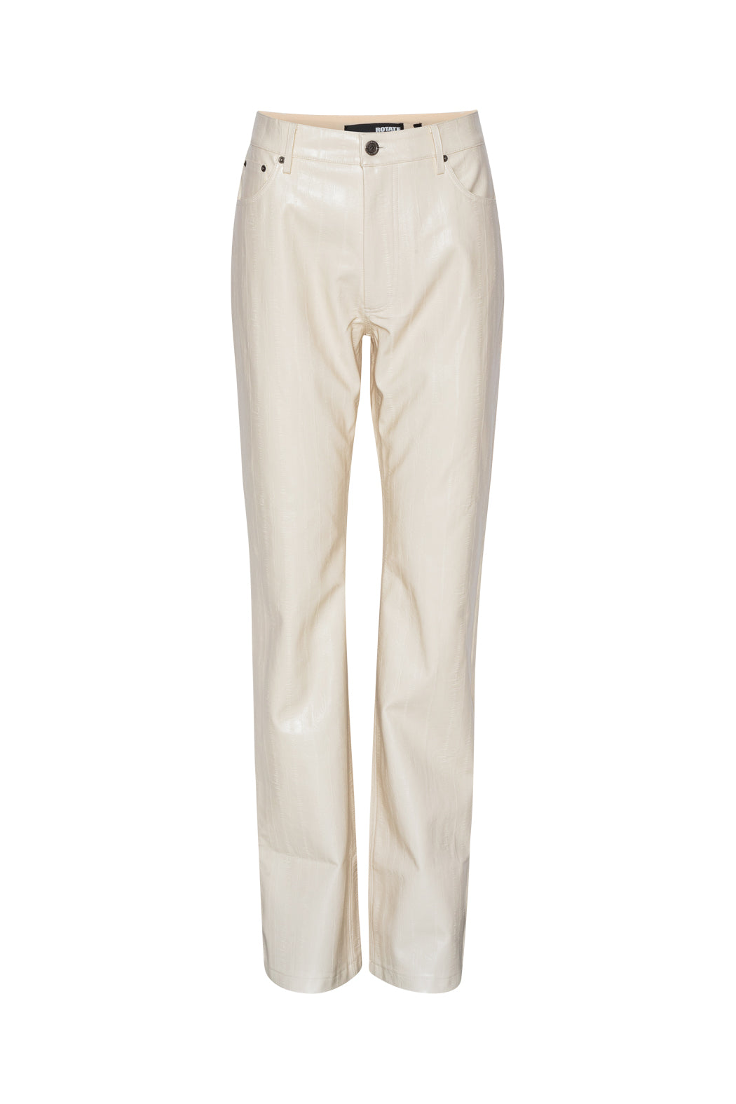 Textured Straight Pants