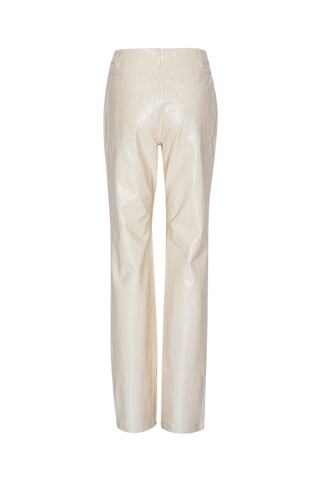 Textured Straight Pants