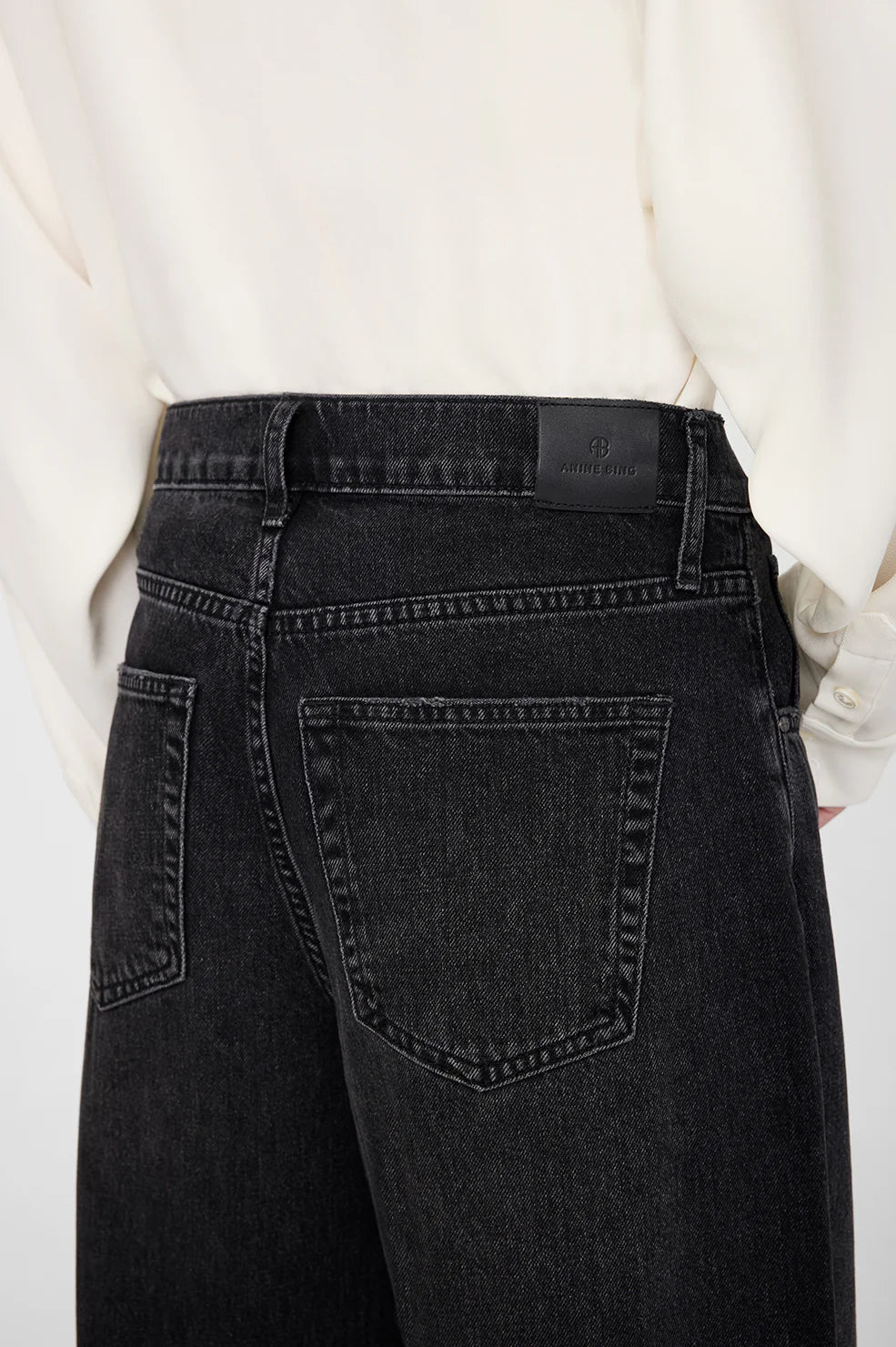 Manon Jean Dark Stone Grey