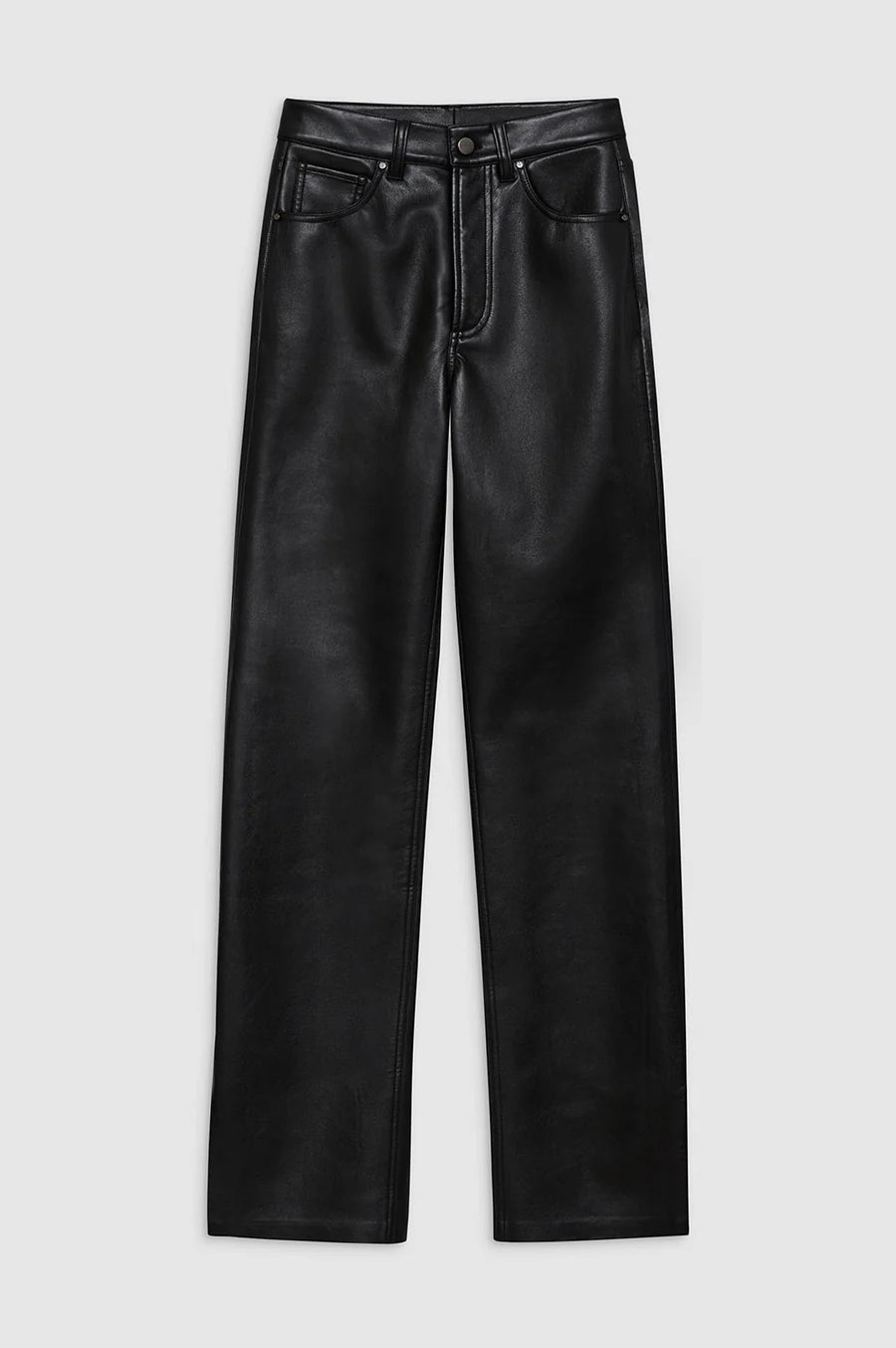 Roy Pants Black Recycled Leather