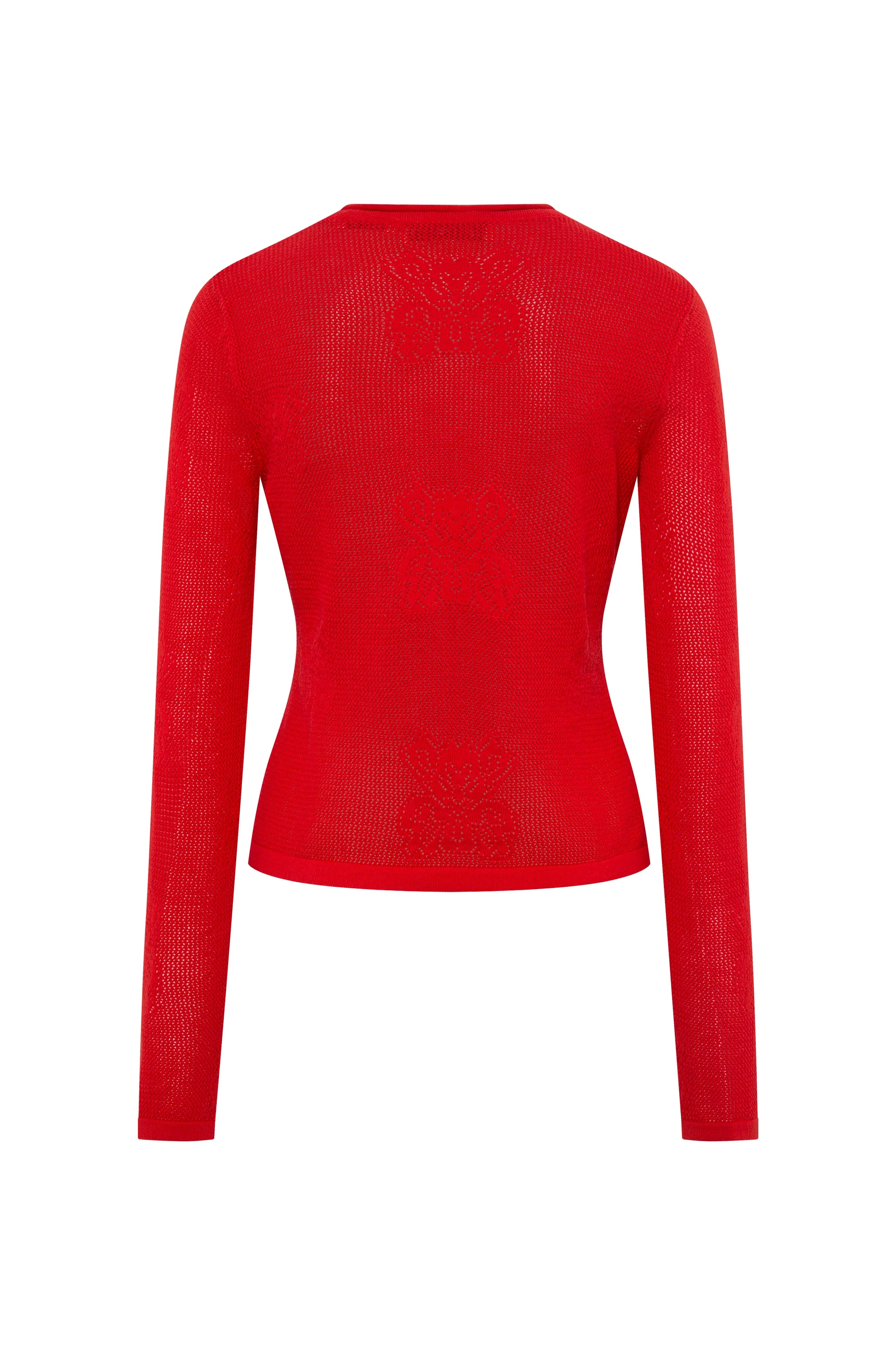 BERC - Intarsia knit long sleeve top