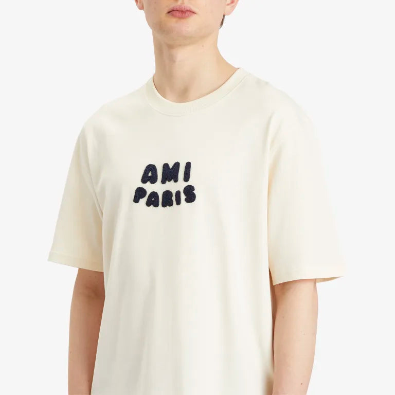 T-Shirt with Ami Paris Patch