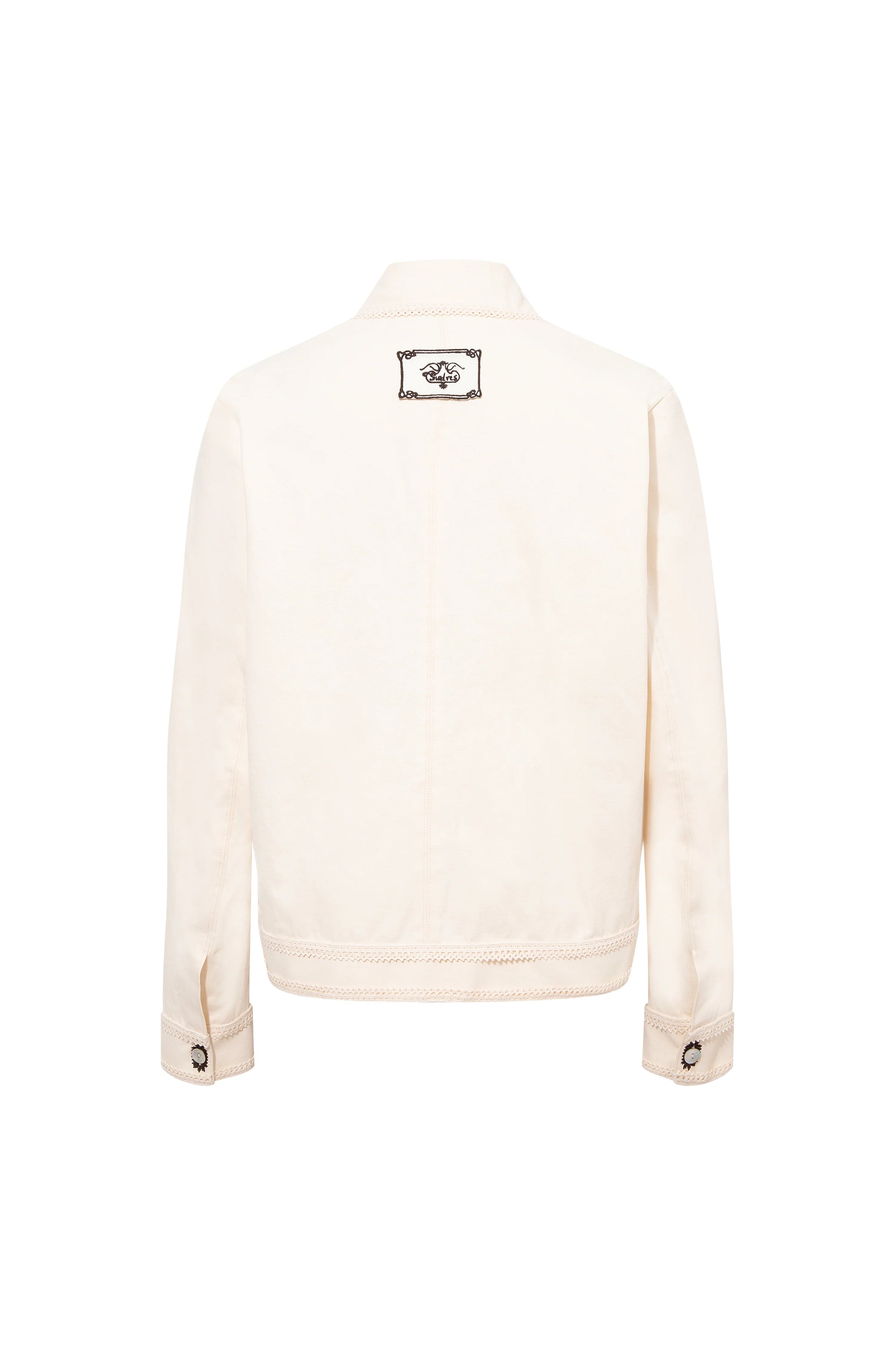 LIETAN  Trim detailed jacket with front pockets