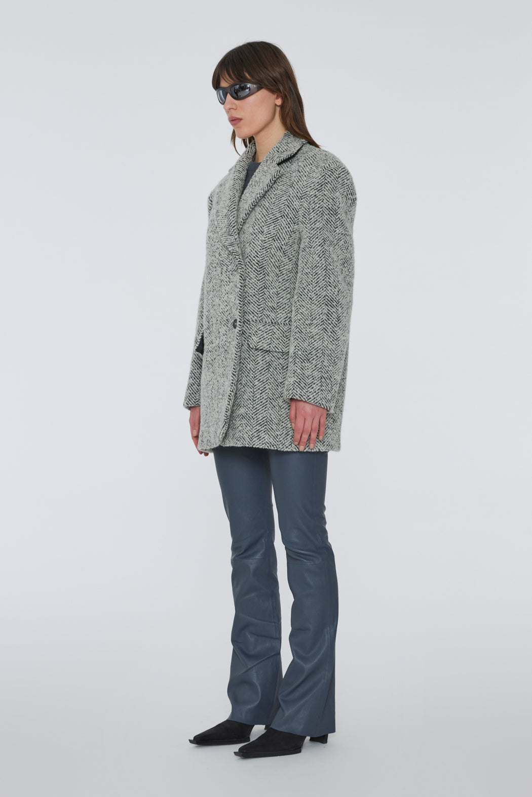 Flola Stretch Leather Pants