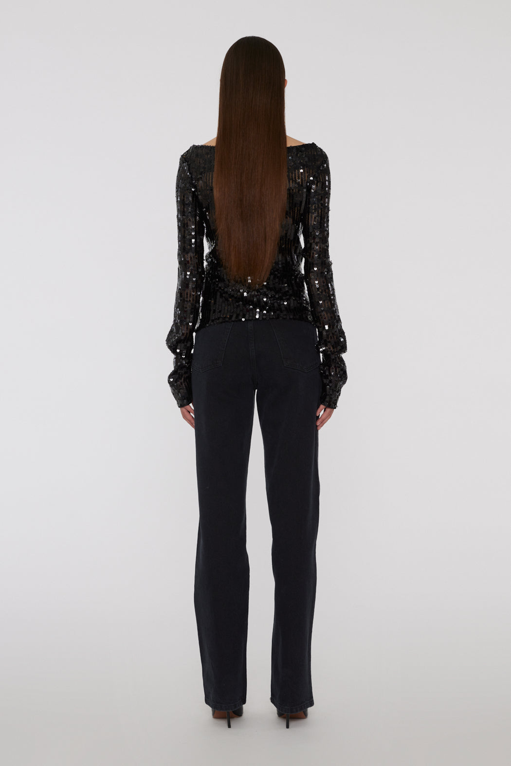 Imara Sequin Off-Shoulder Top