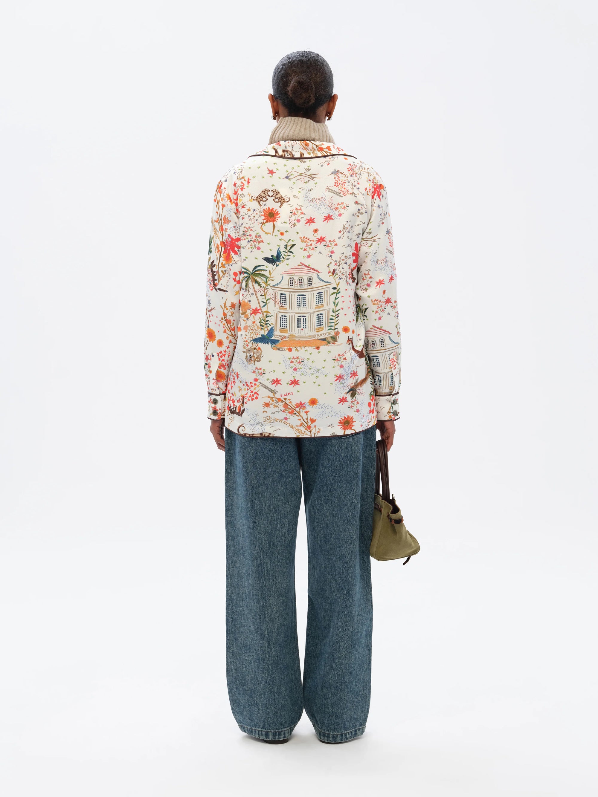 ERAS  Maison print shirt