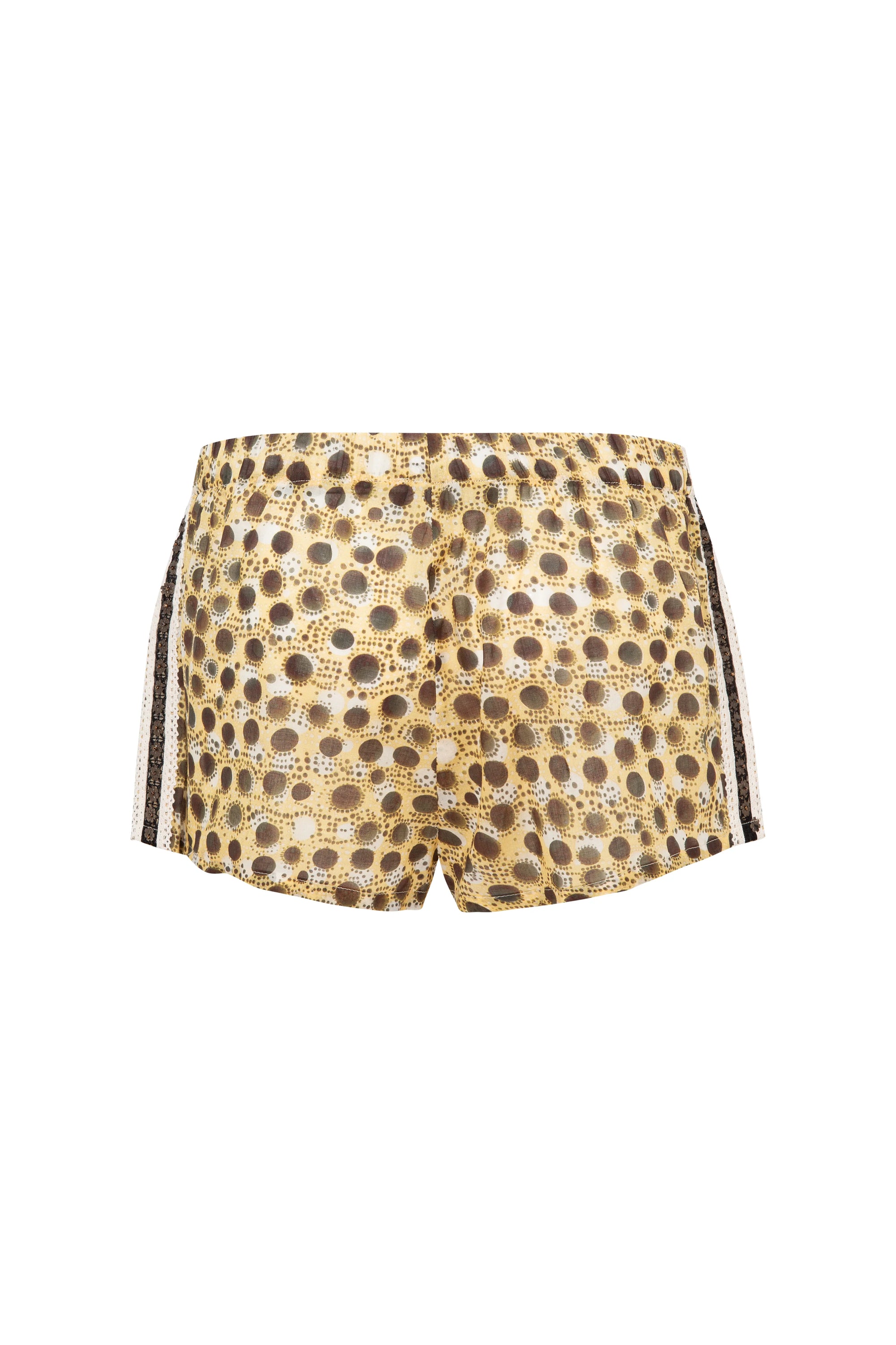 UNEAS  Polka-dot printed mini shorts