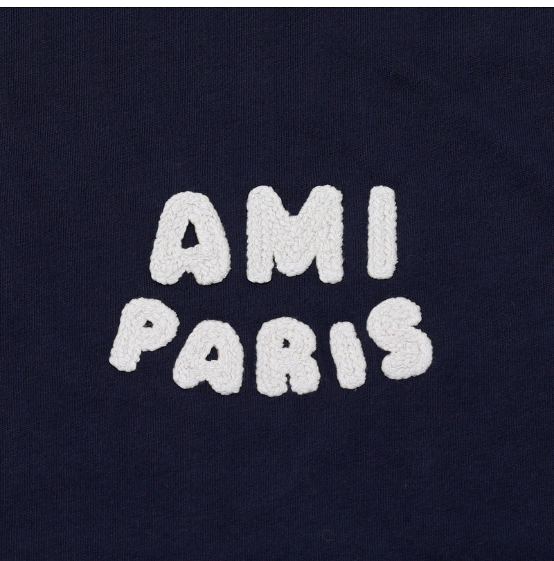 Ami Paris T-Shirt Navy Blue