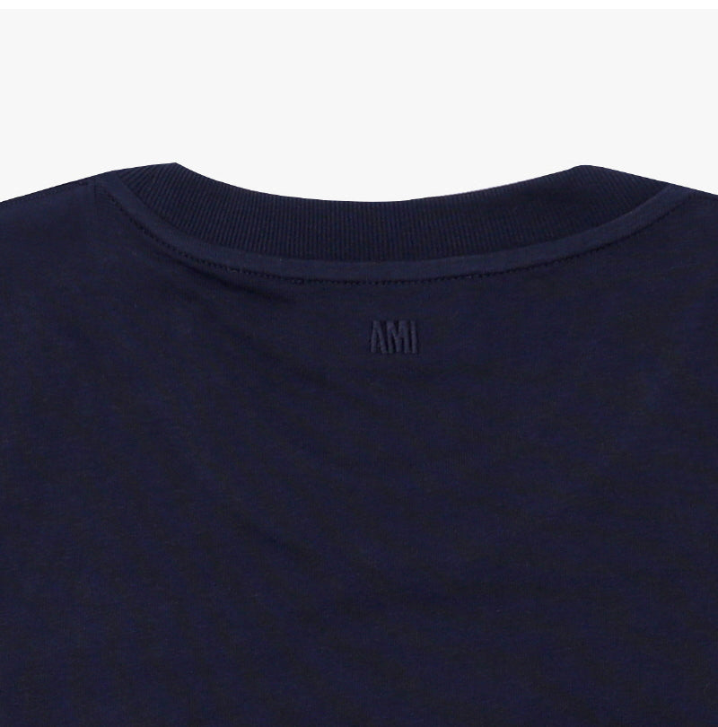 Ami Paris T-Shirt Navy Blue