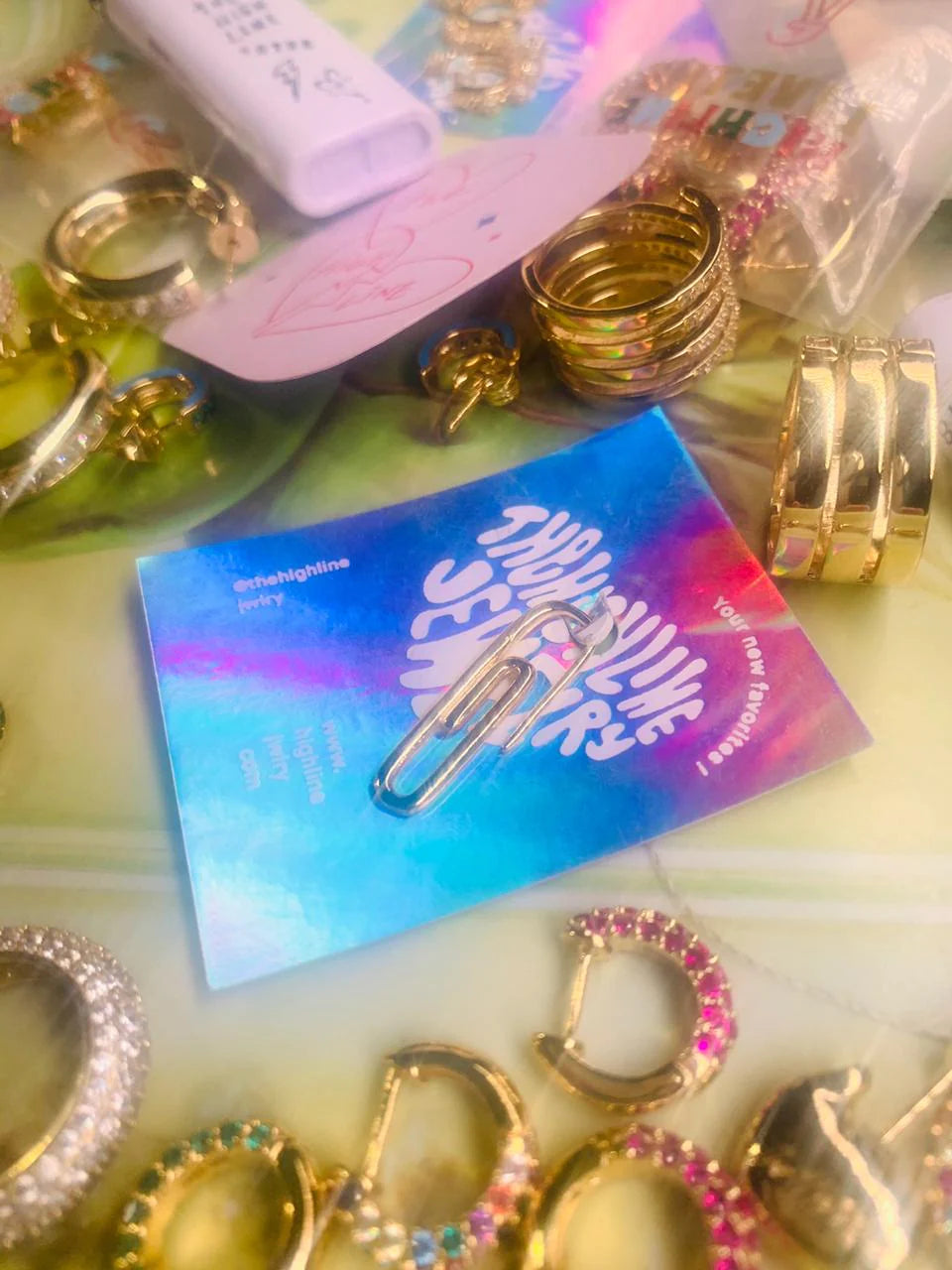 Paper Clip Earring