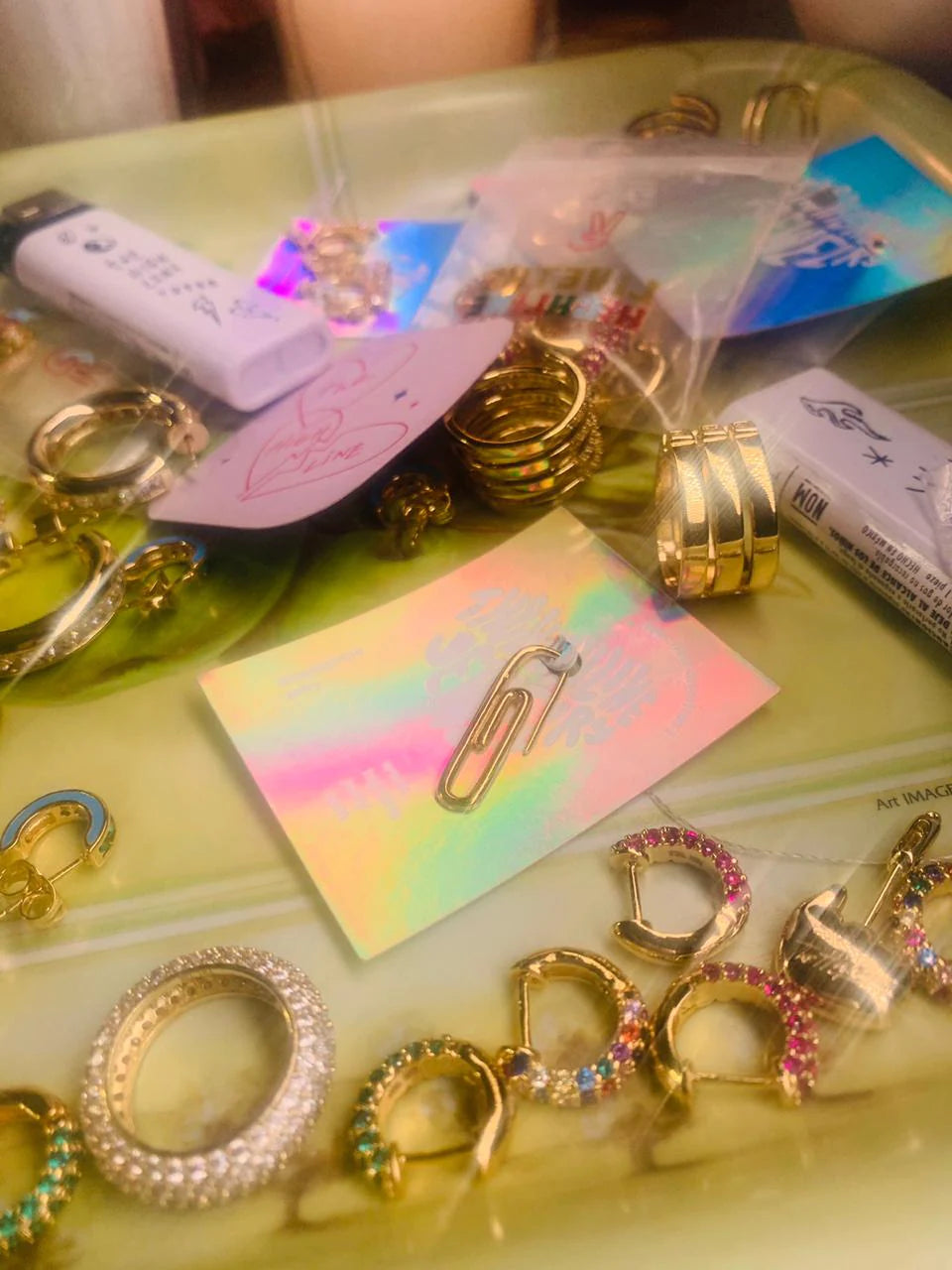 Paper Clip Earring