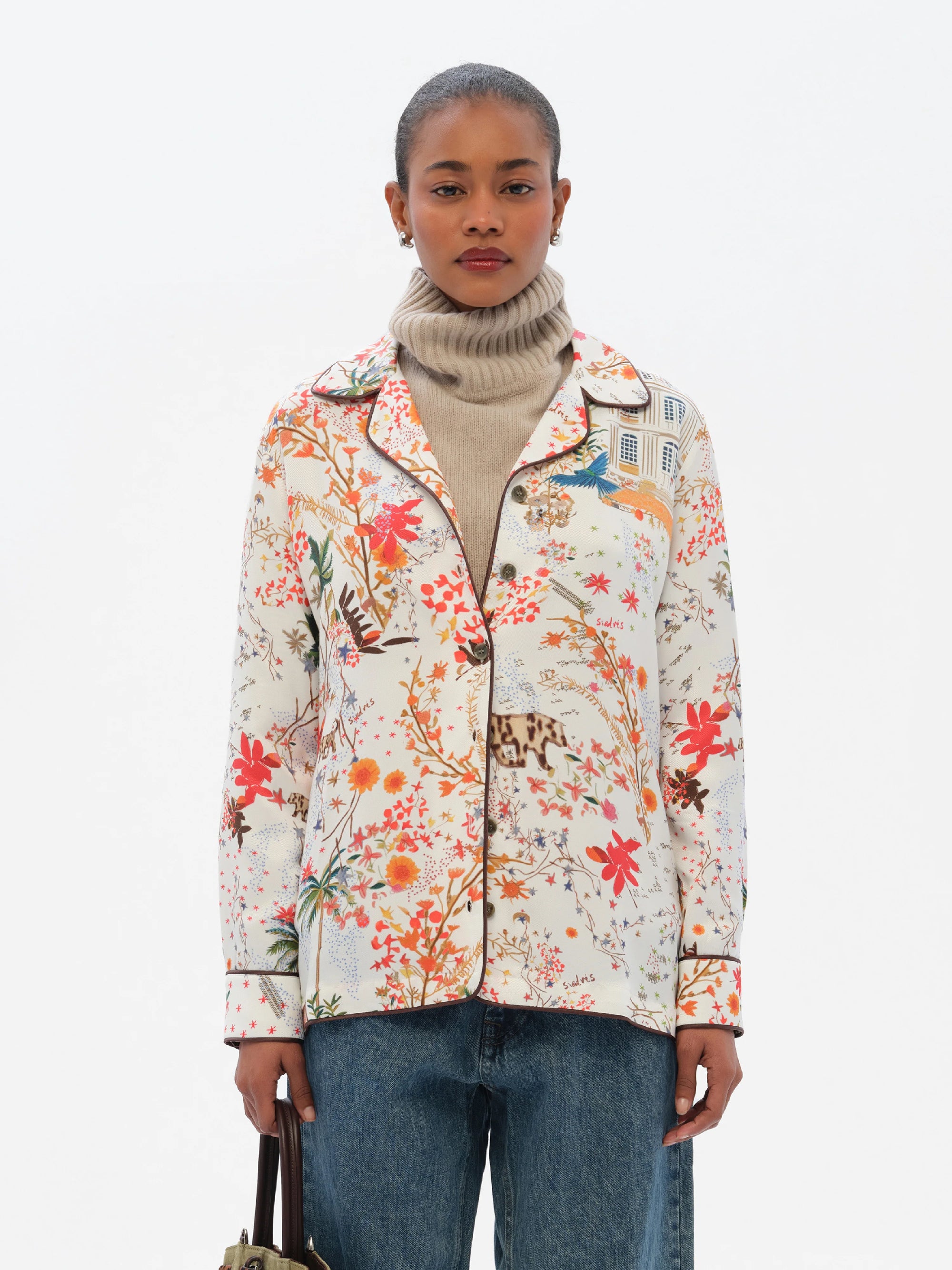 ERAS  Maison print shirt