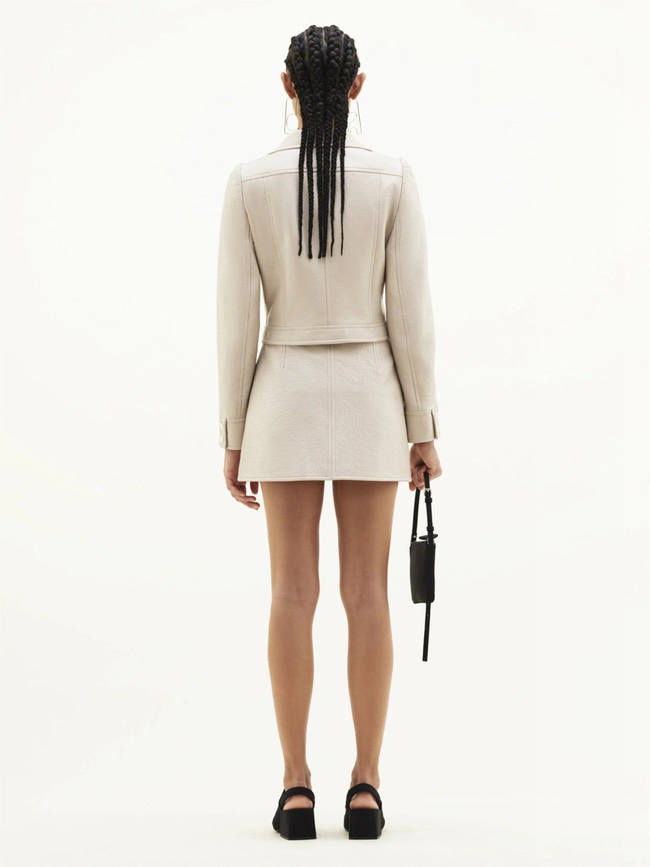 Reedition Vinyl Mini Skirt