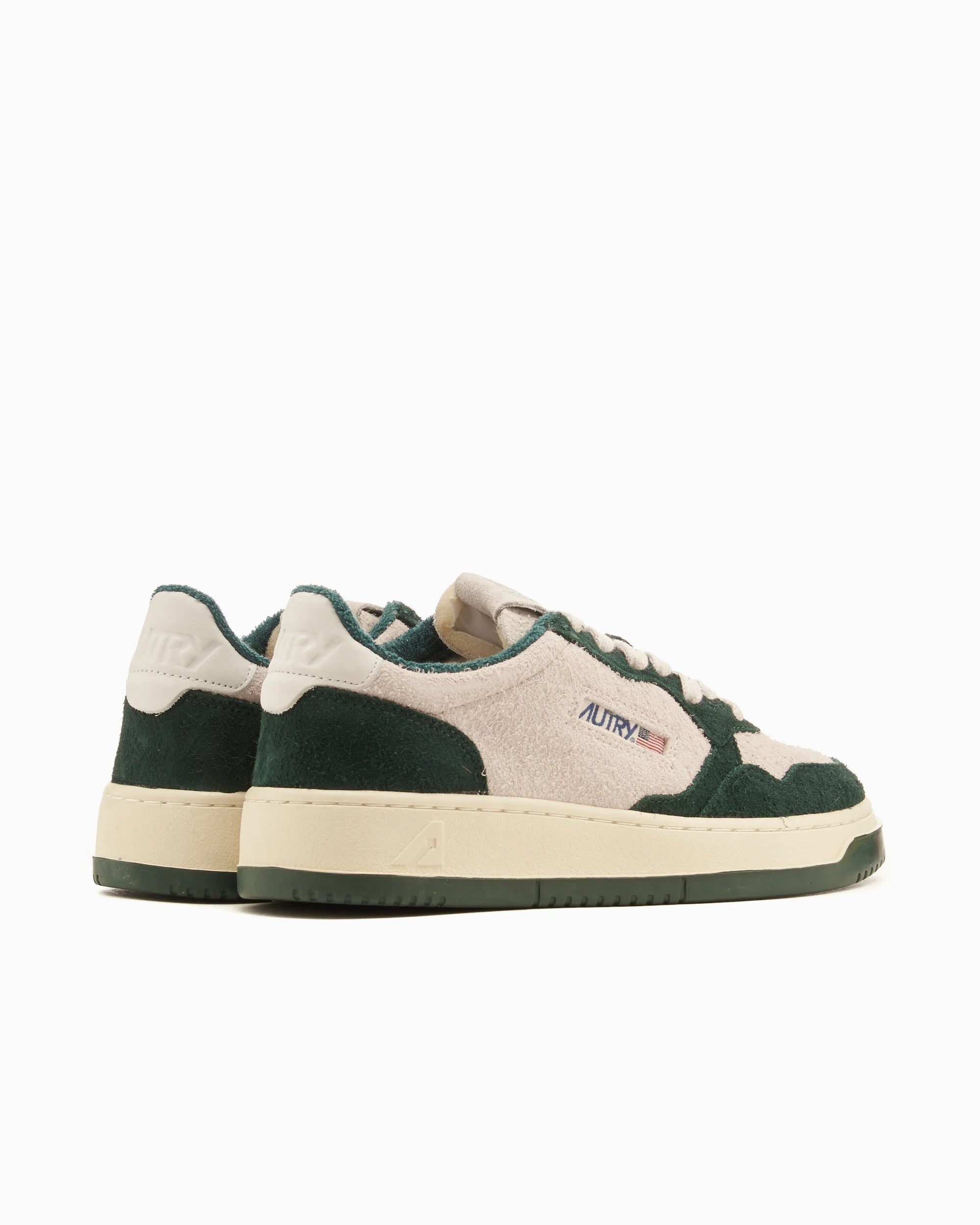 Medalist Low Sneakers in Bottle Color Suede