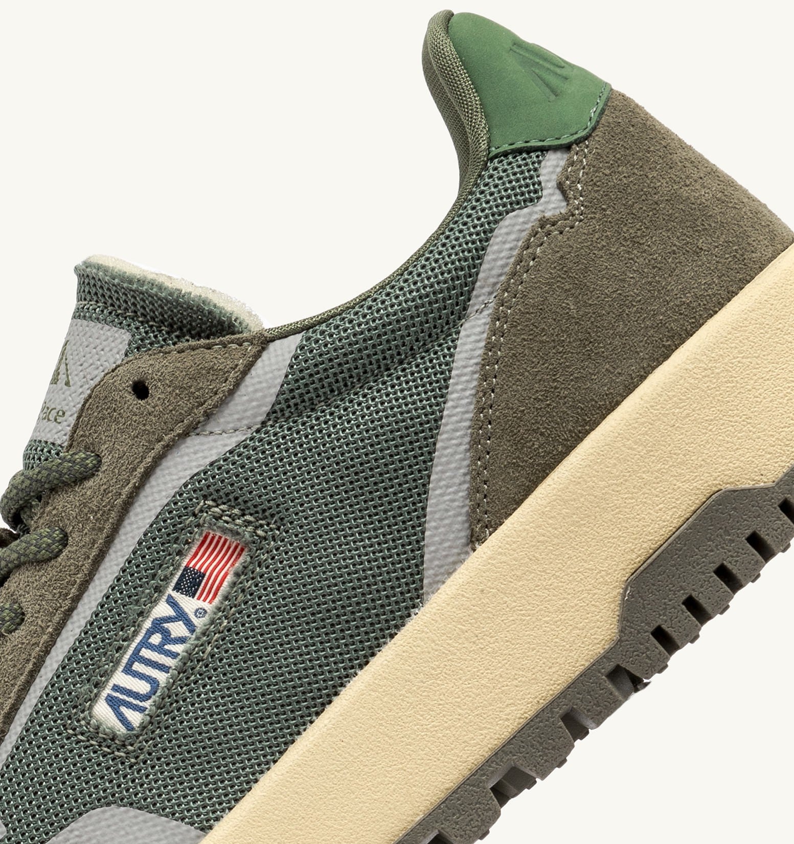 WILDPACE LOW SNEAKERS IN SCHIO AND MILITARY MESH AND SUEDE