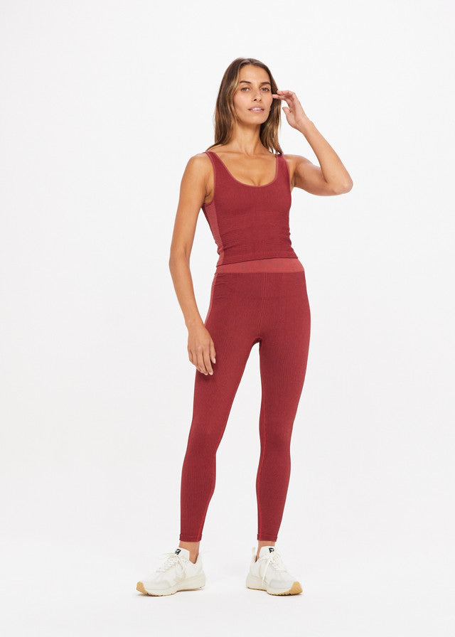 Ribbed Seamless Tess Crop
