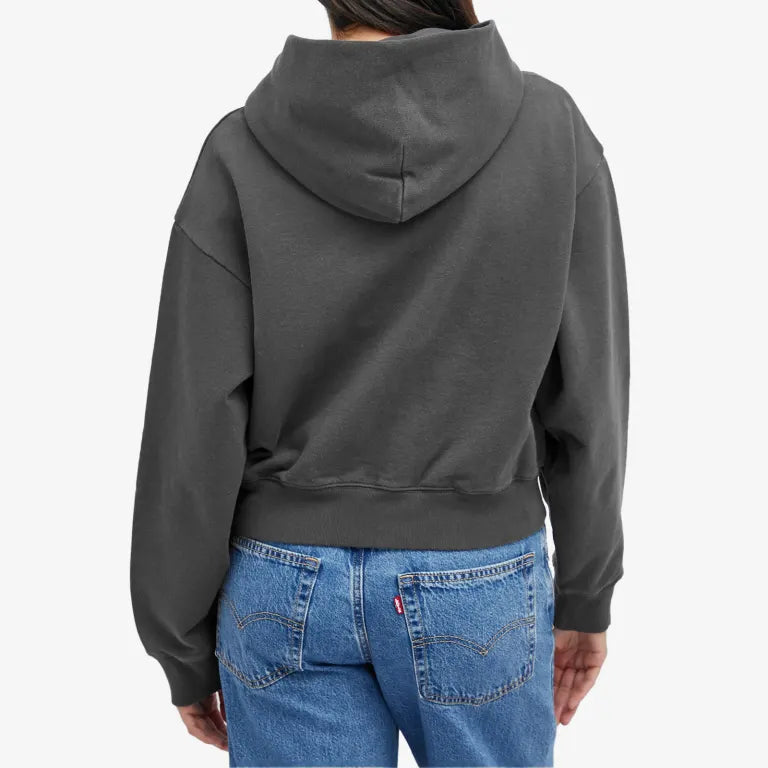 Paris Country Club Zipped Cropped Hoodie