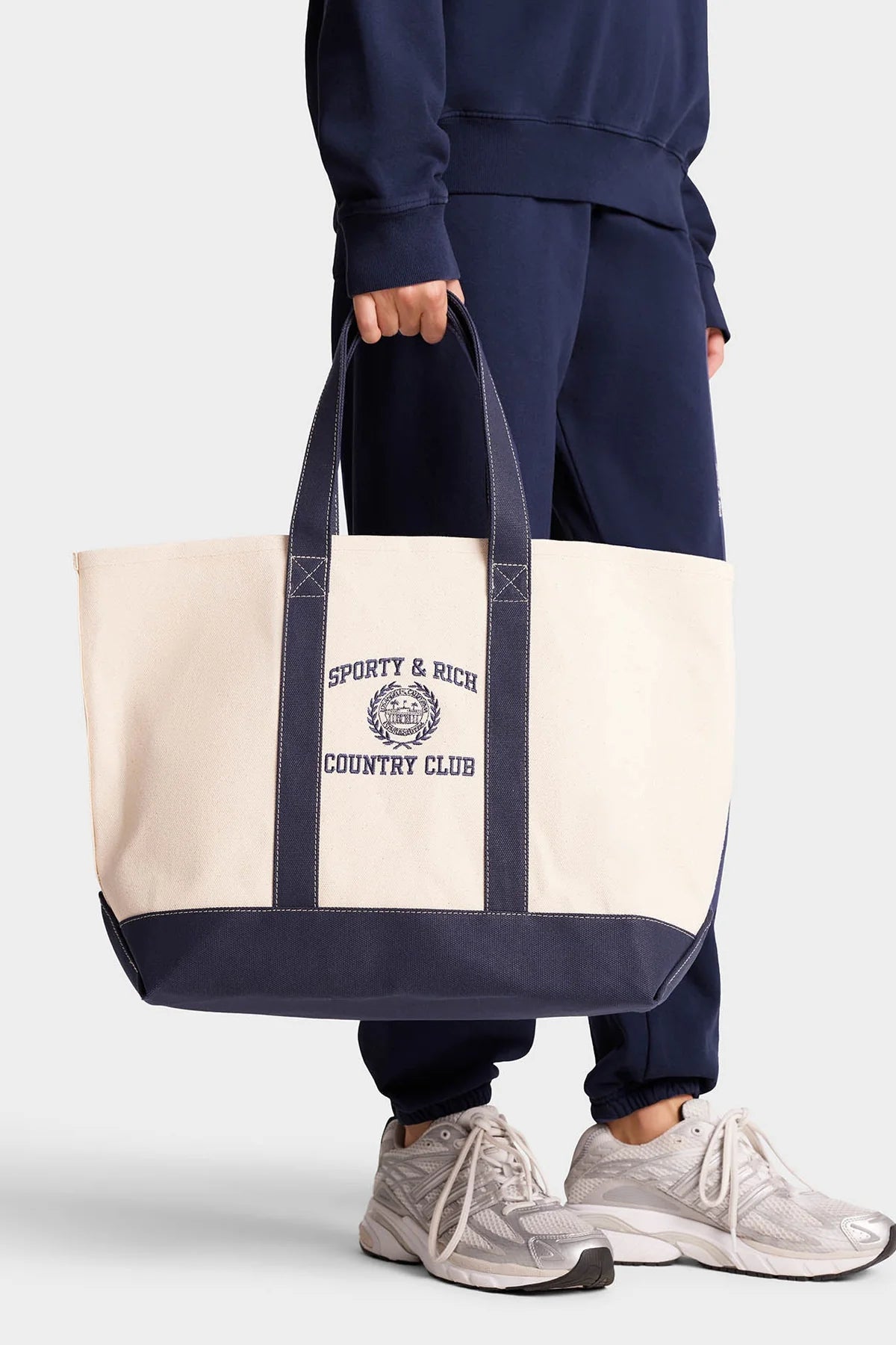 Varsity Crest Two Tone Tote Bag