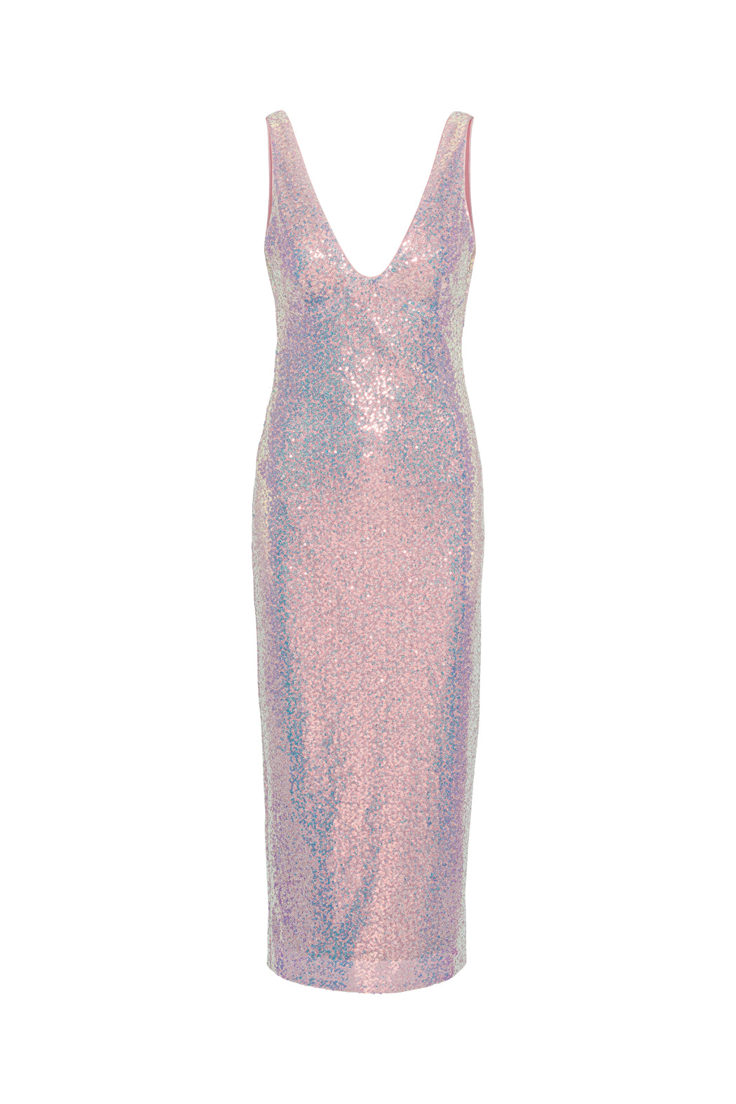 Tanny Sequin Low Cut Back Dress