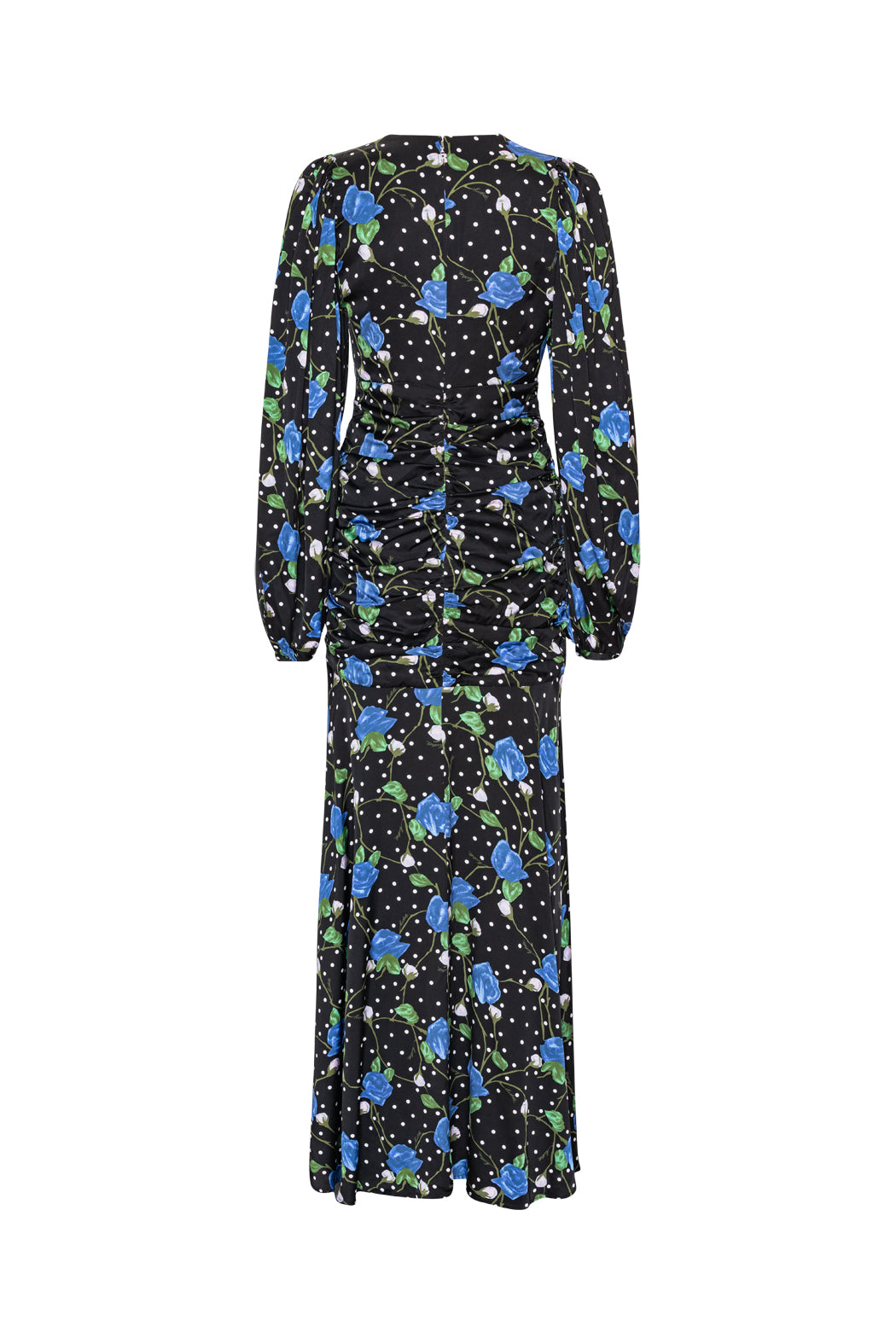 Satin Maxi V-Neck Dress