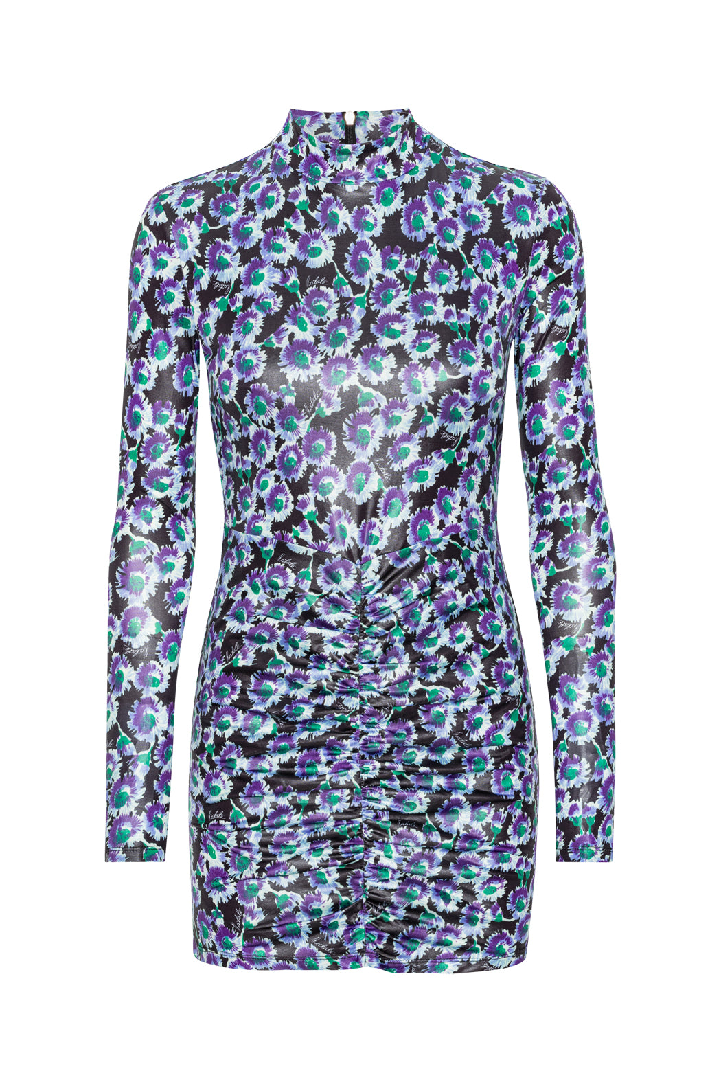 Coated Jersey Mini Dress