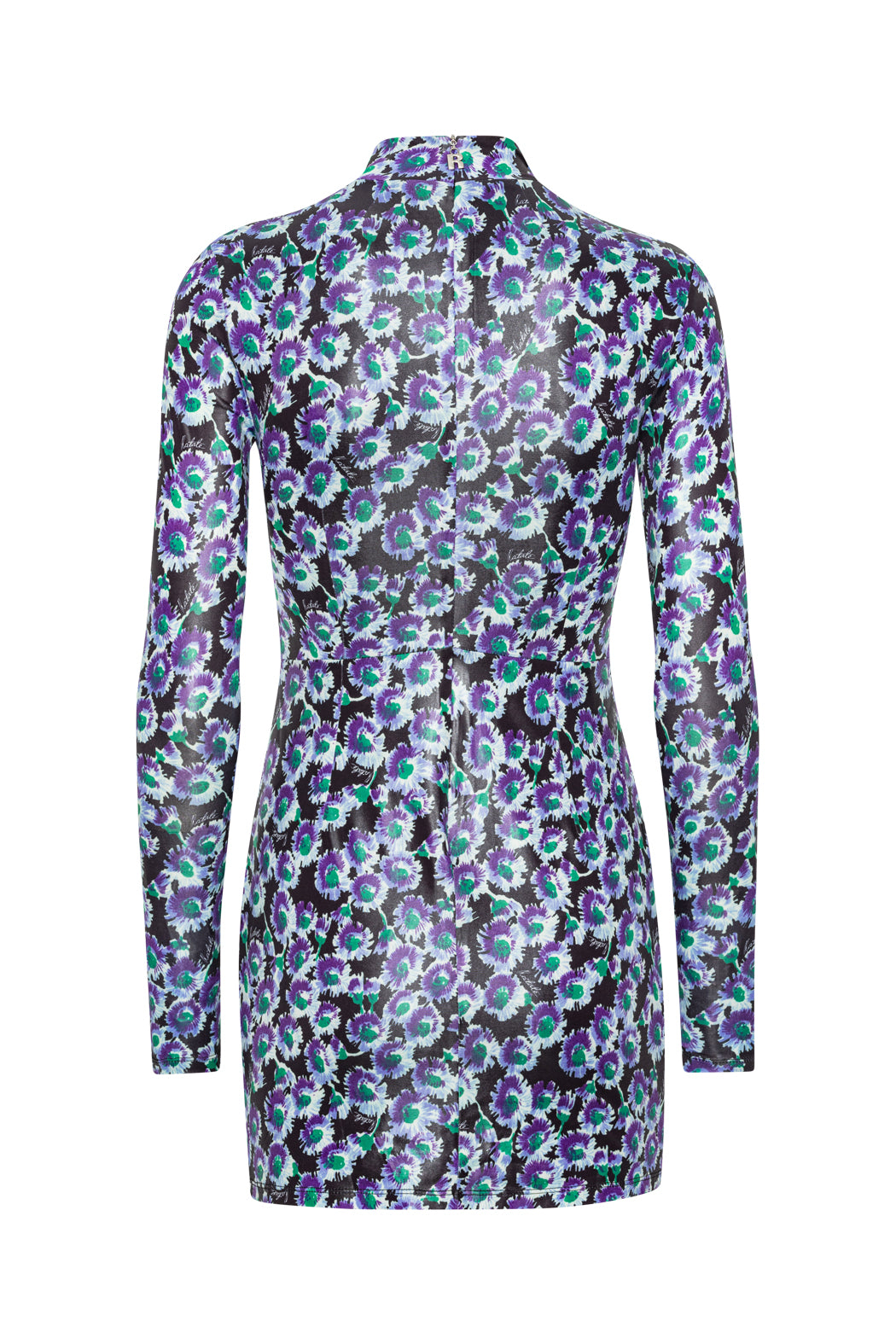 Coated Jersey Mini Dress