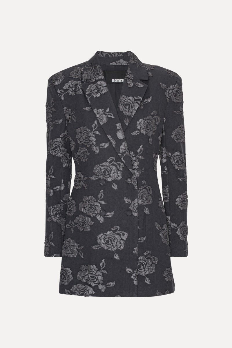 3d Flower Blazer Dress