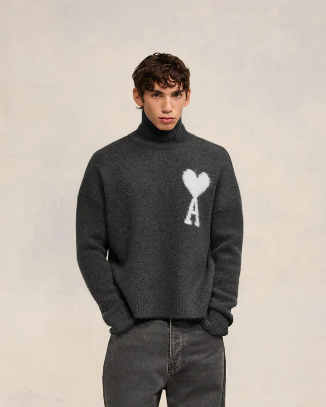 Off-White Ami de Coeur Funnel Neck Sweater