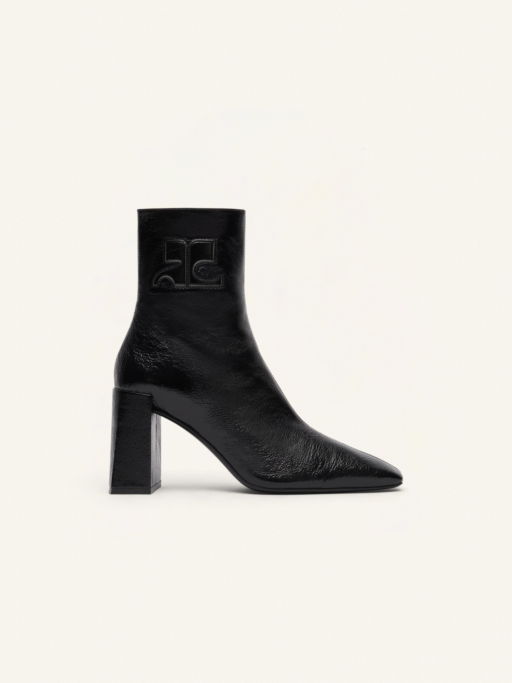 HERITAGE NAPLACK LEATHER ANKLE BOOTS