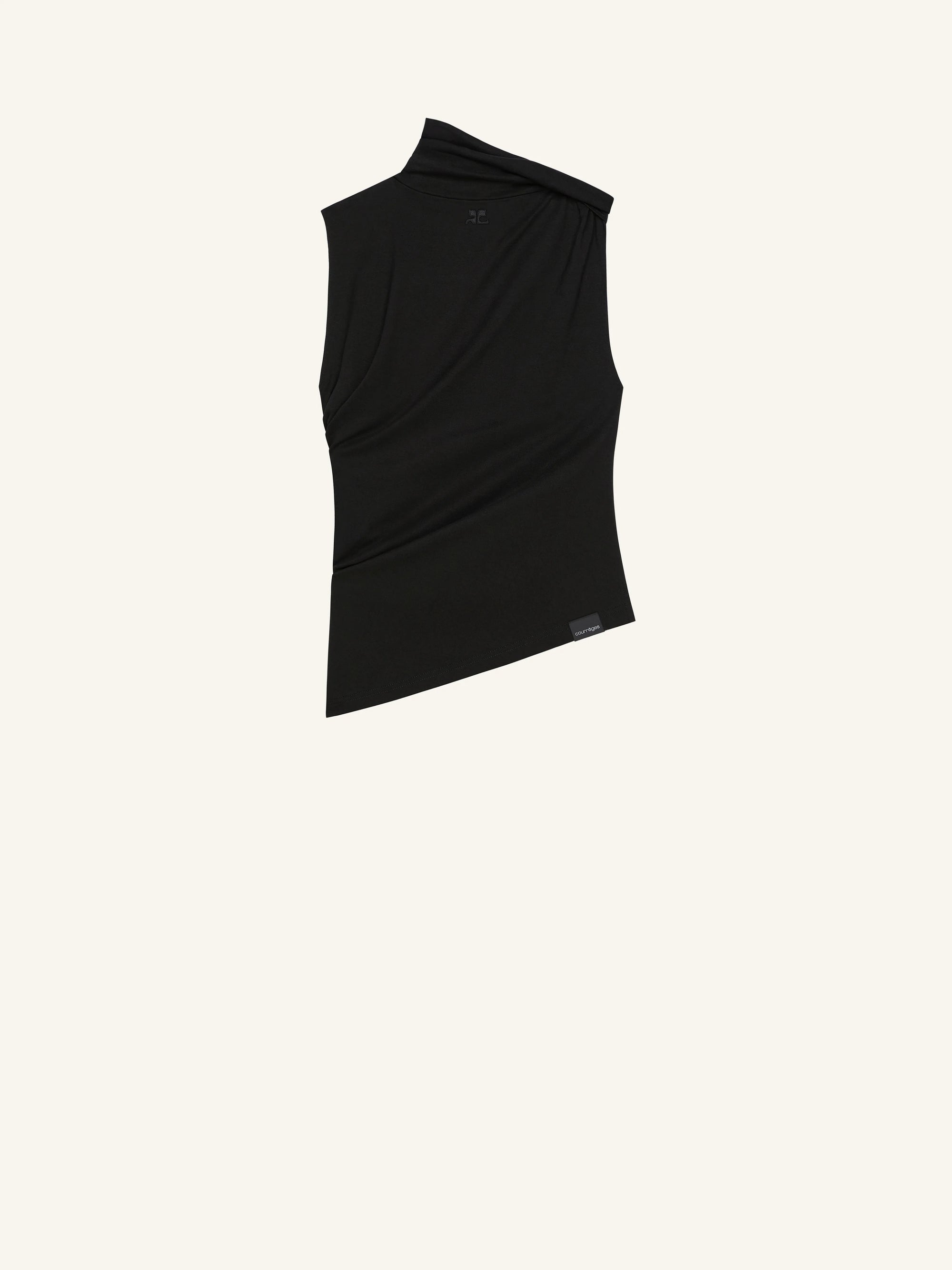 Draped Jersey Top