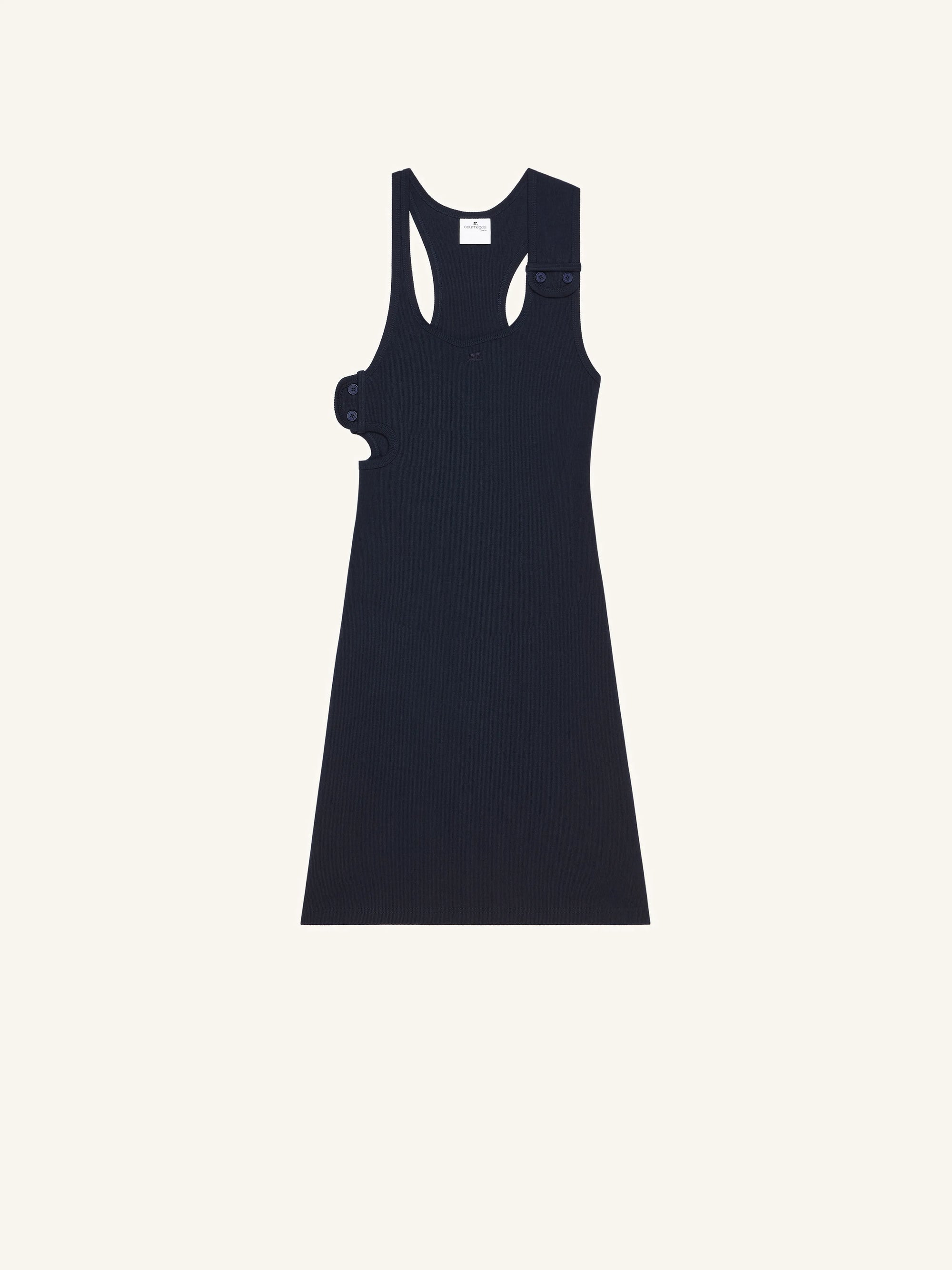Double Buckle 90's Rib Dress