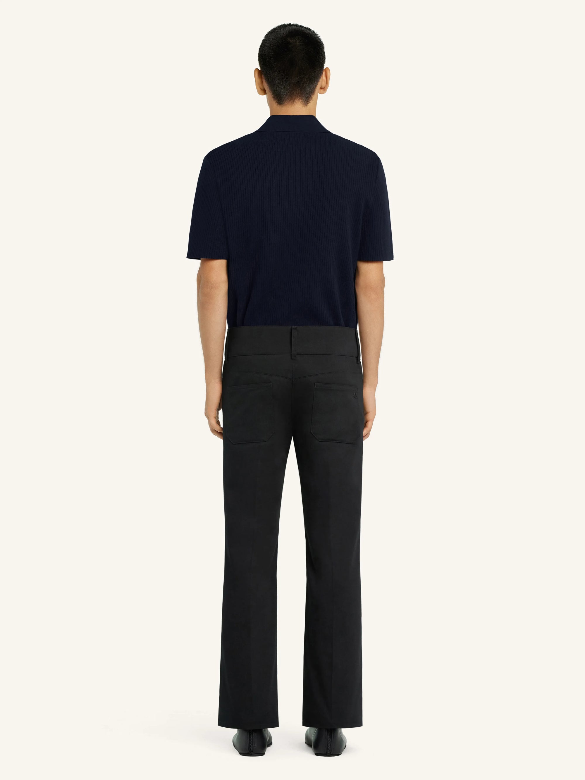 Rib Knit Polo