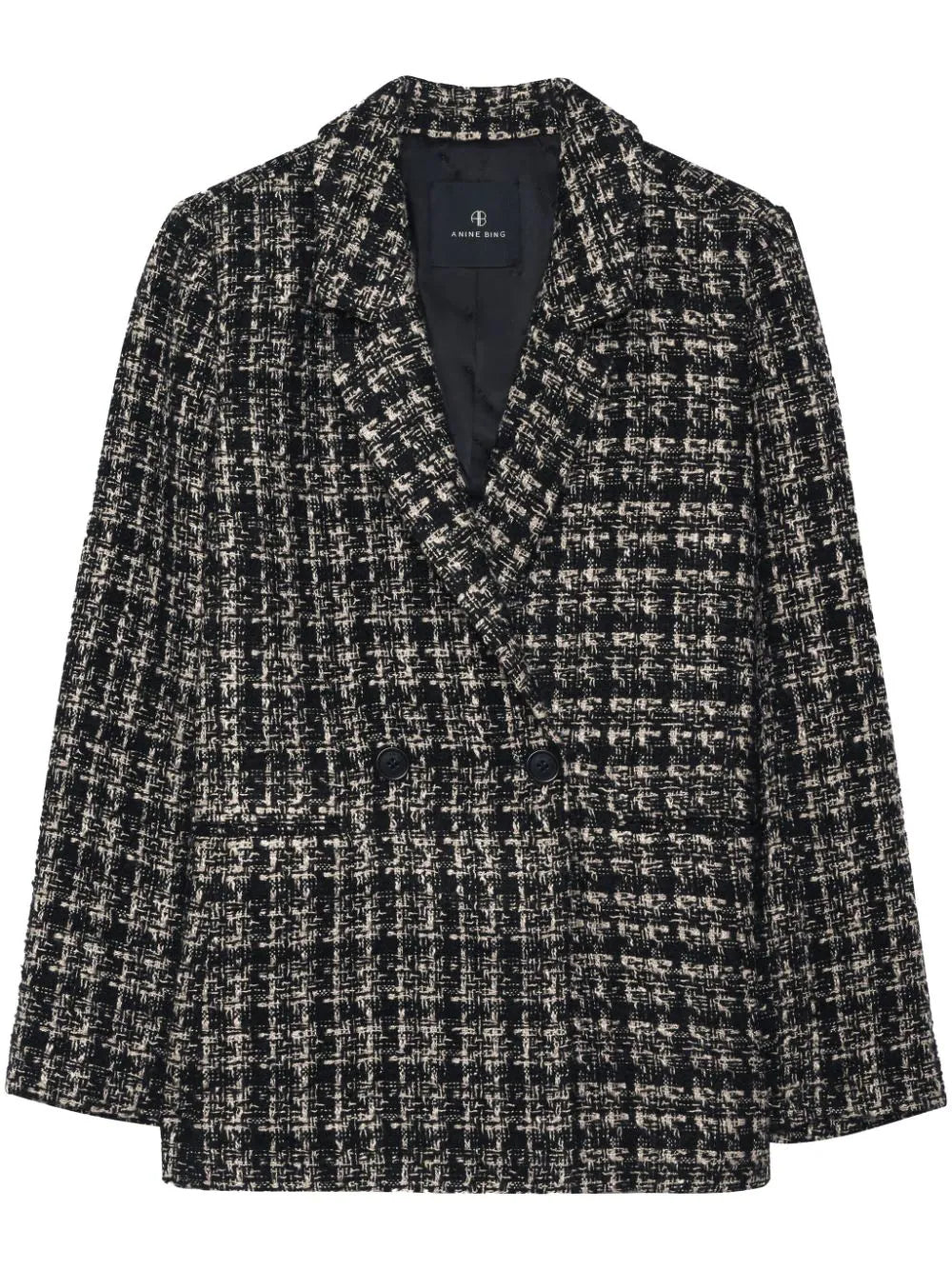 Madeleine Blazer Black and Tan