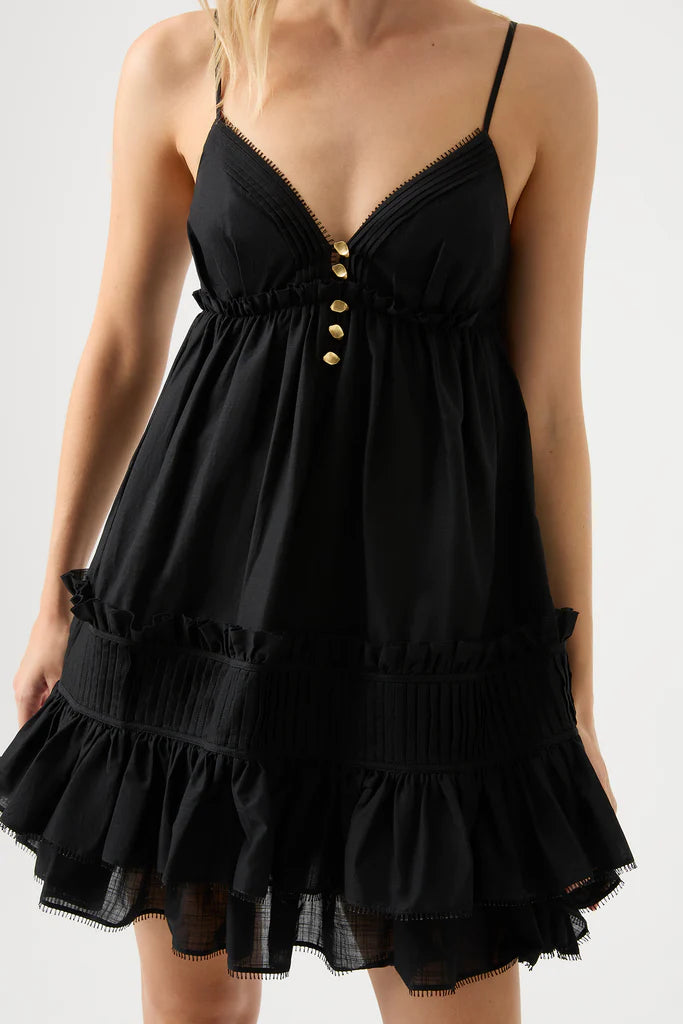 Talia Flounce Mini Dress