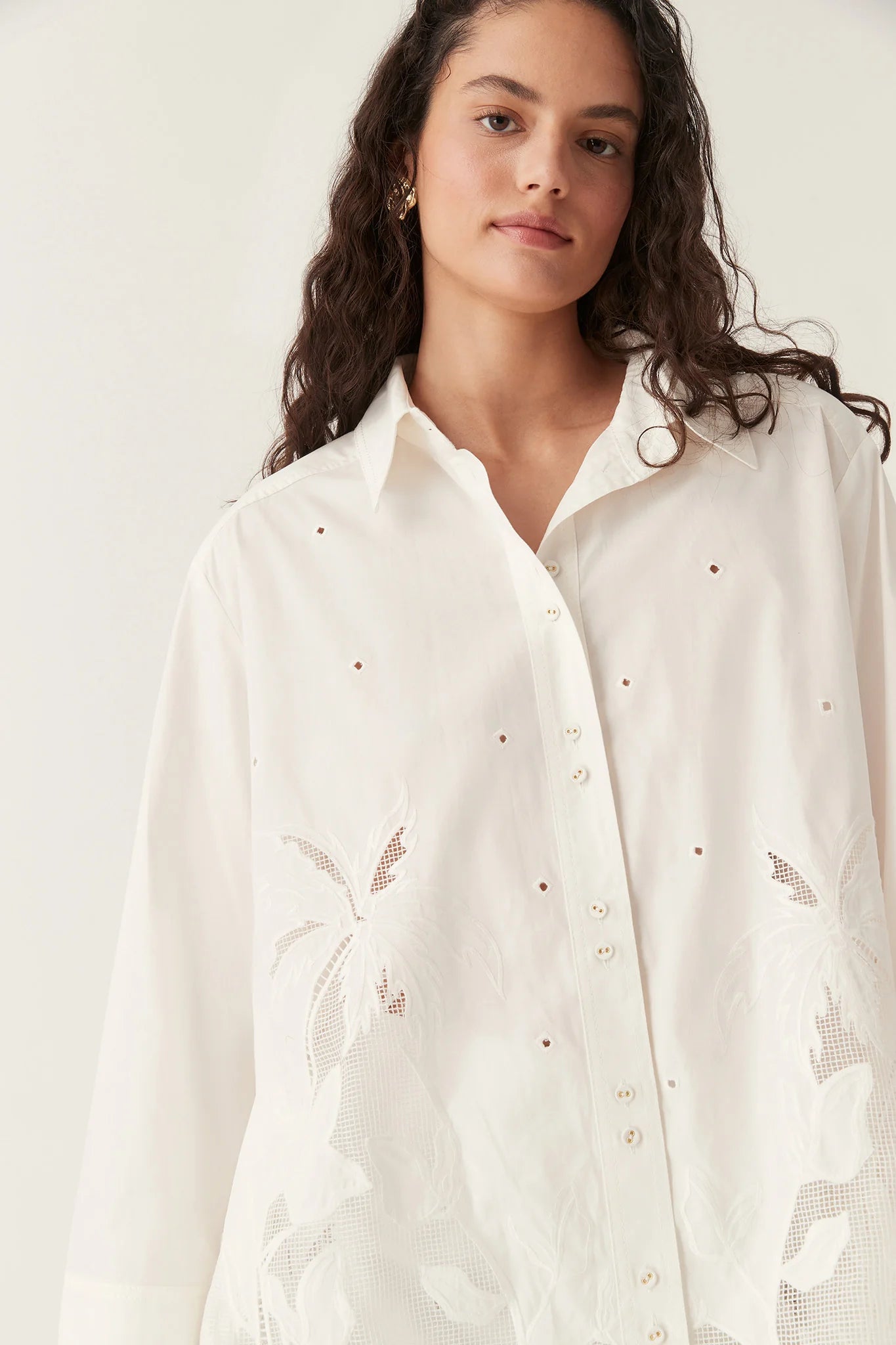 Agua Embroidered Shirt