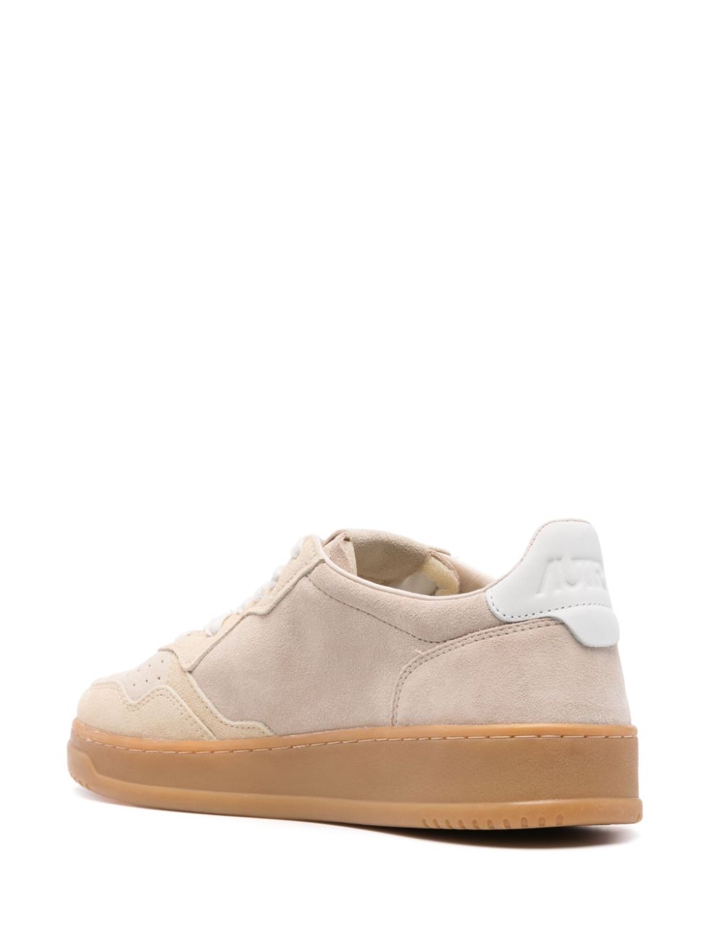 Medalist Low Sneakers in  Sand and Ecru Suede