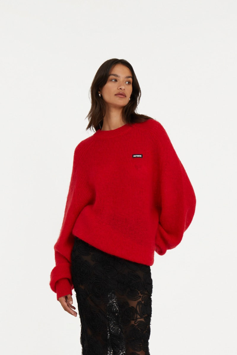 Light Knit Logo Sweater
