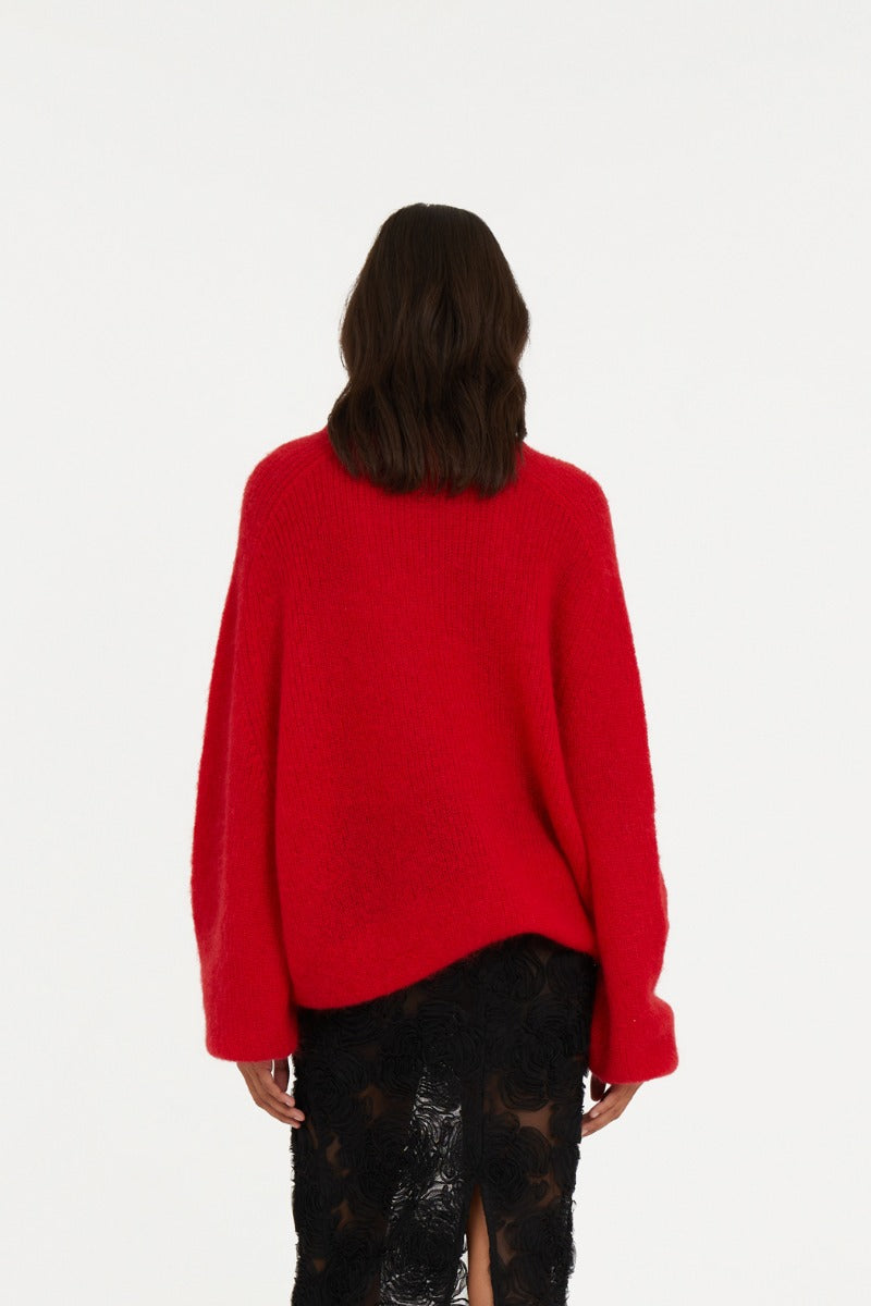 Light Knit Logo Sweater