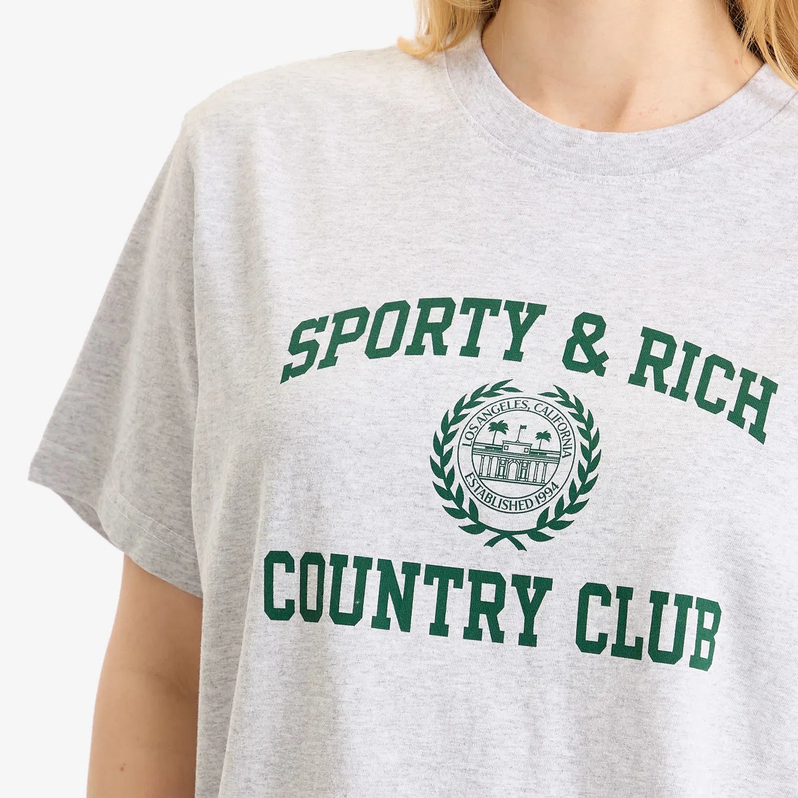 Varsity Crest T-Shirt - Heather Gray