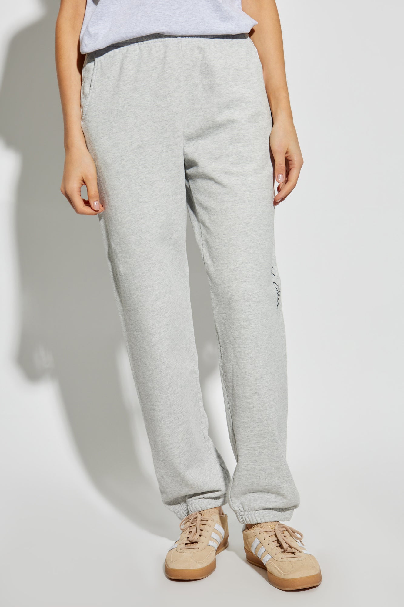 NY Health Club Sweatpant - Heather Gray/Navy