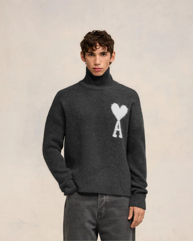 Off-White Ami de Coeur Funnel Neck Sweater