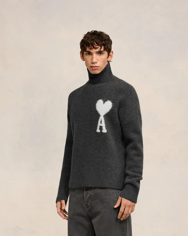 Off-White Ami de Coeur Funnel Neck Sweater