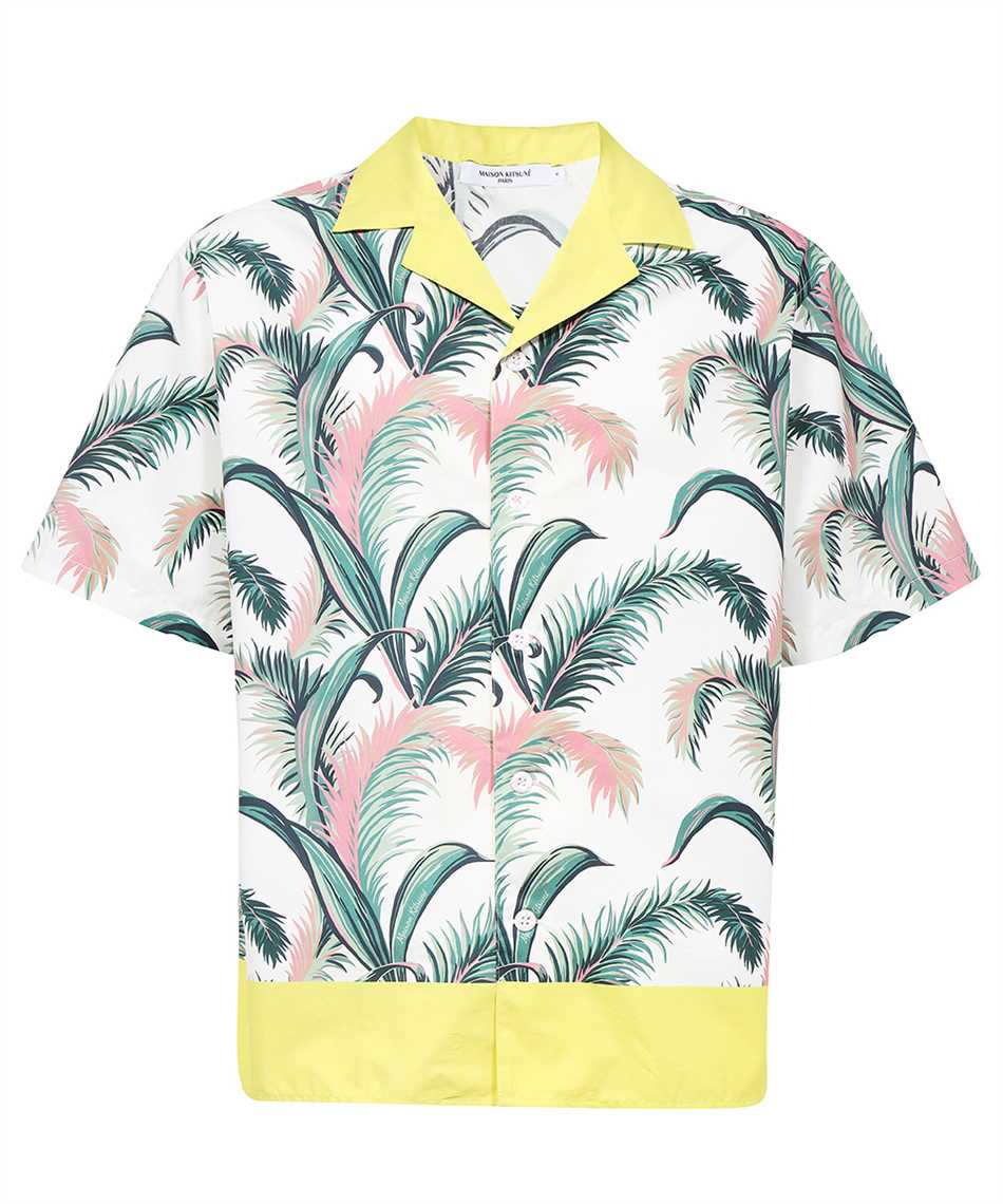 Palm Front Print Resort Shirt