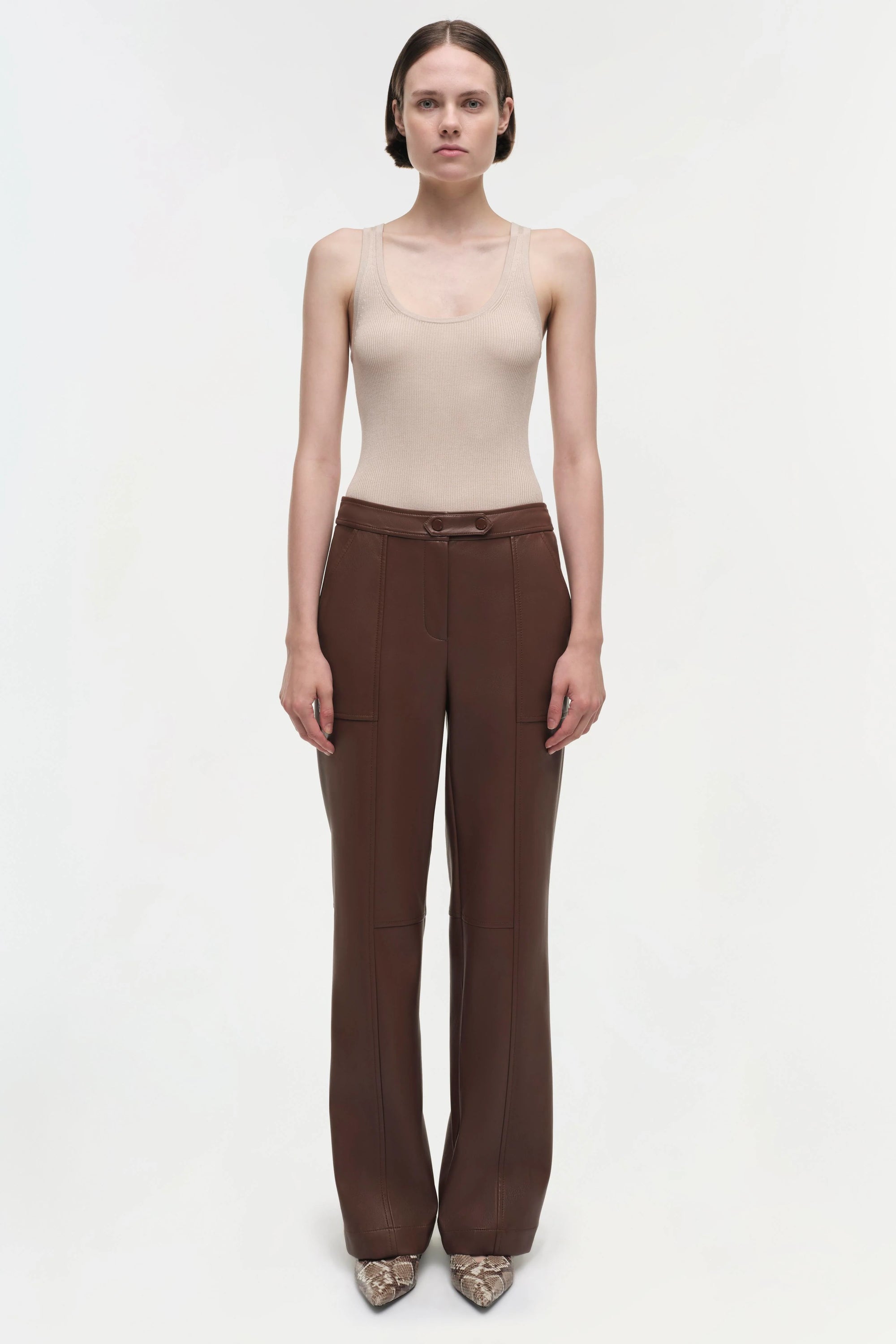 Mackenzie Vegan Leather Pant