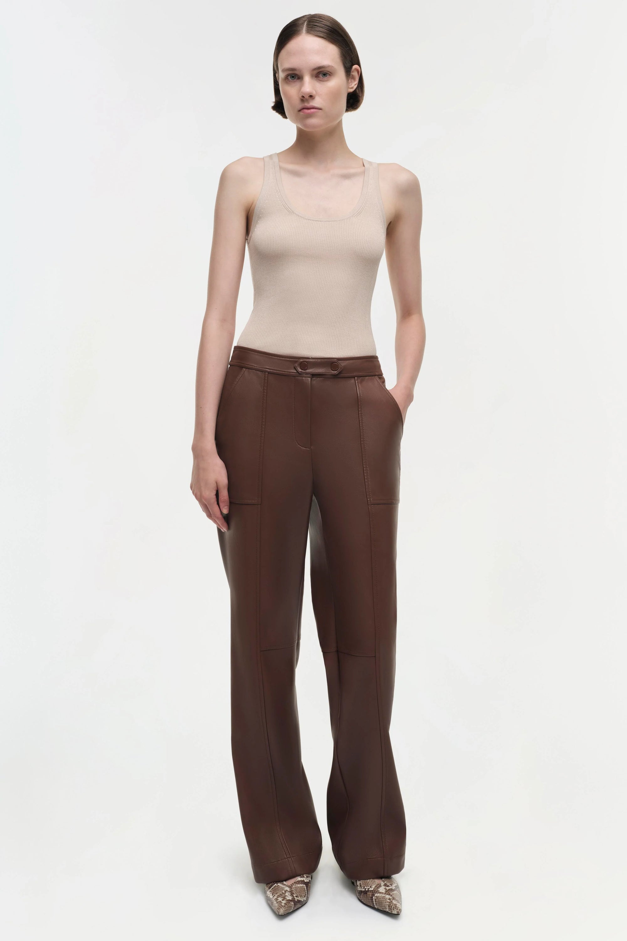 Mackenzie Vegan Leather Pant