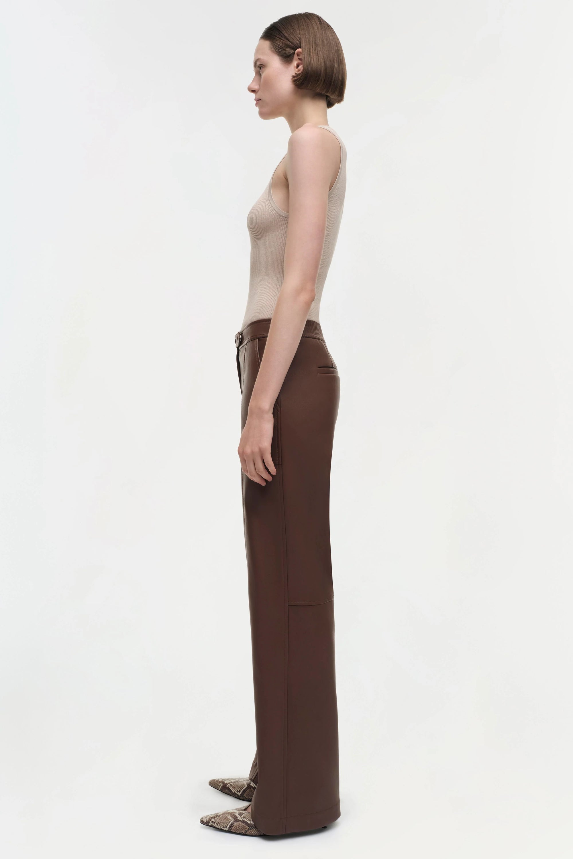 Mackenzie Vegan Leather Pant