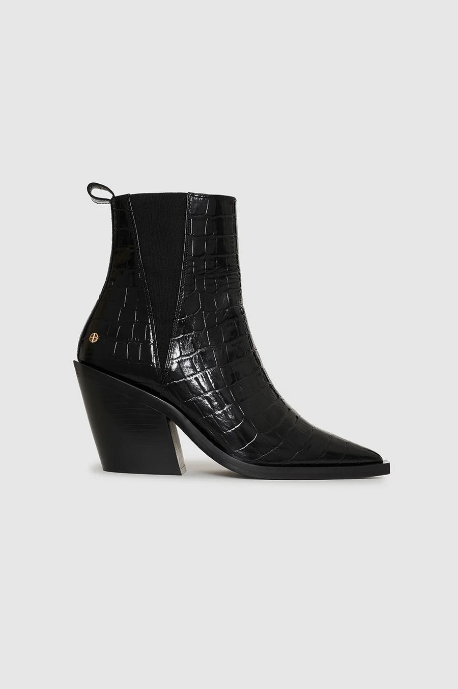 Bekah Boots Black Embossed