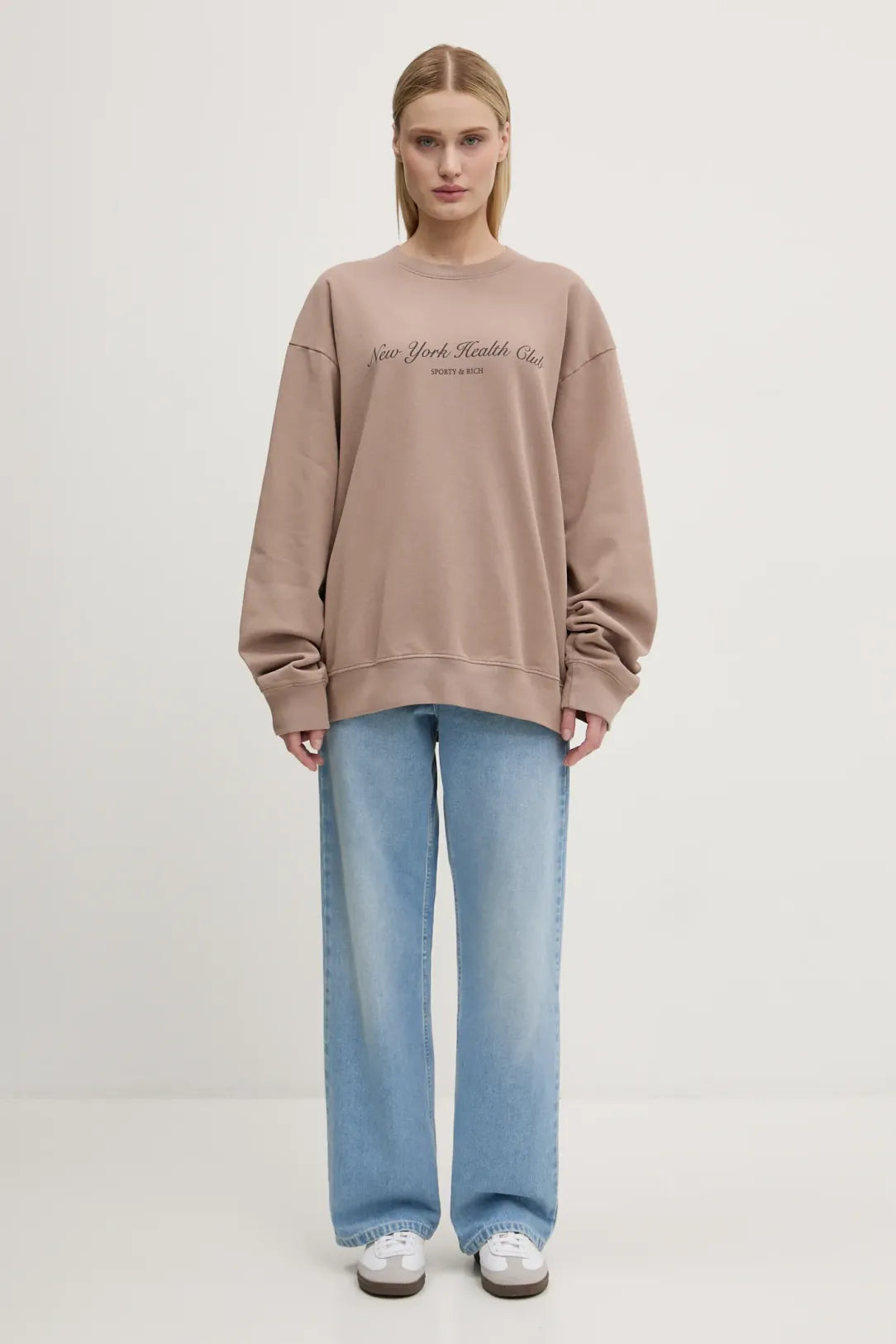 NY Health Club Crewneck - Mink/Black