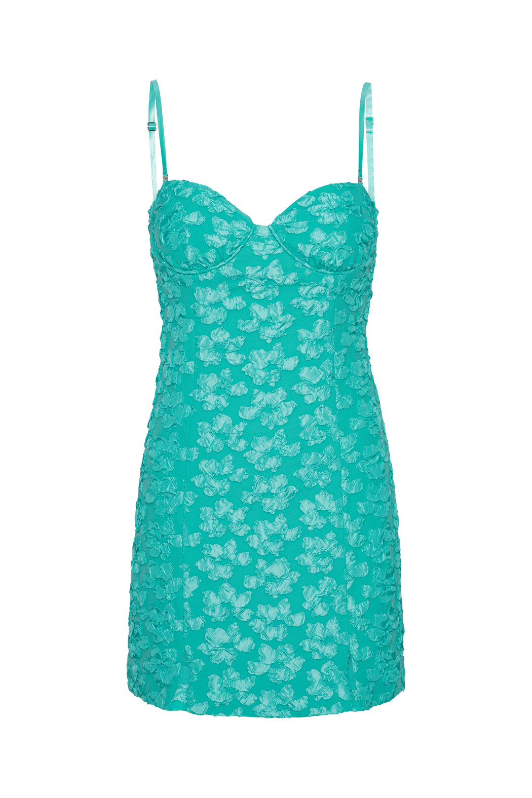 3D Jacquard Mini Dress