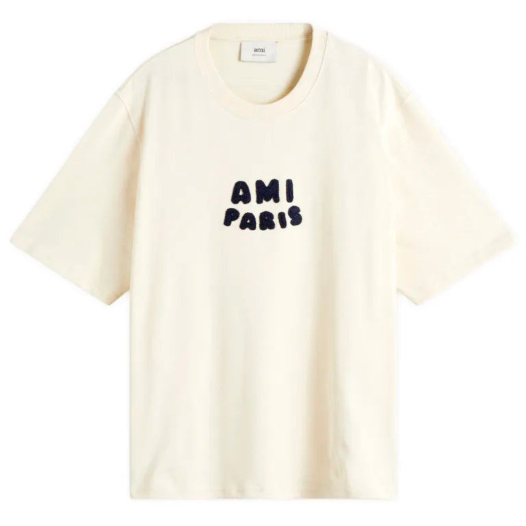 T-Shirt with Ami Paris Patch
